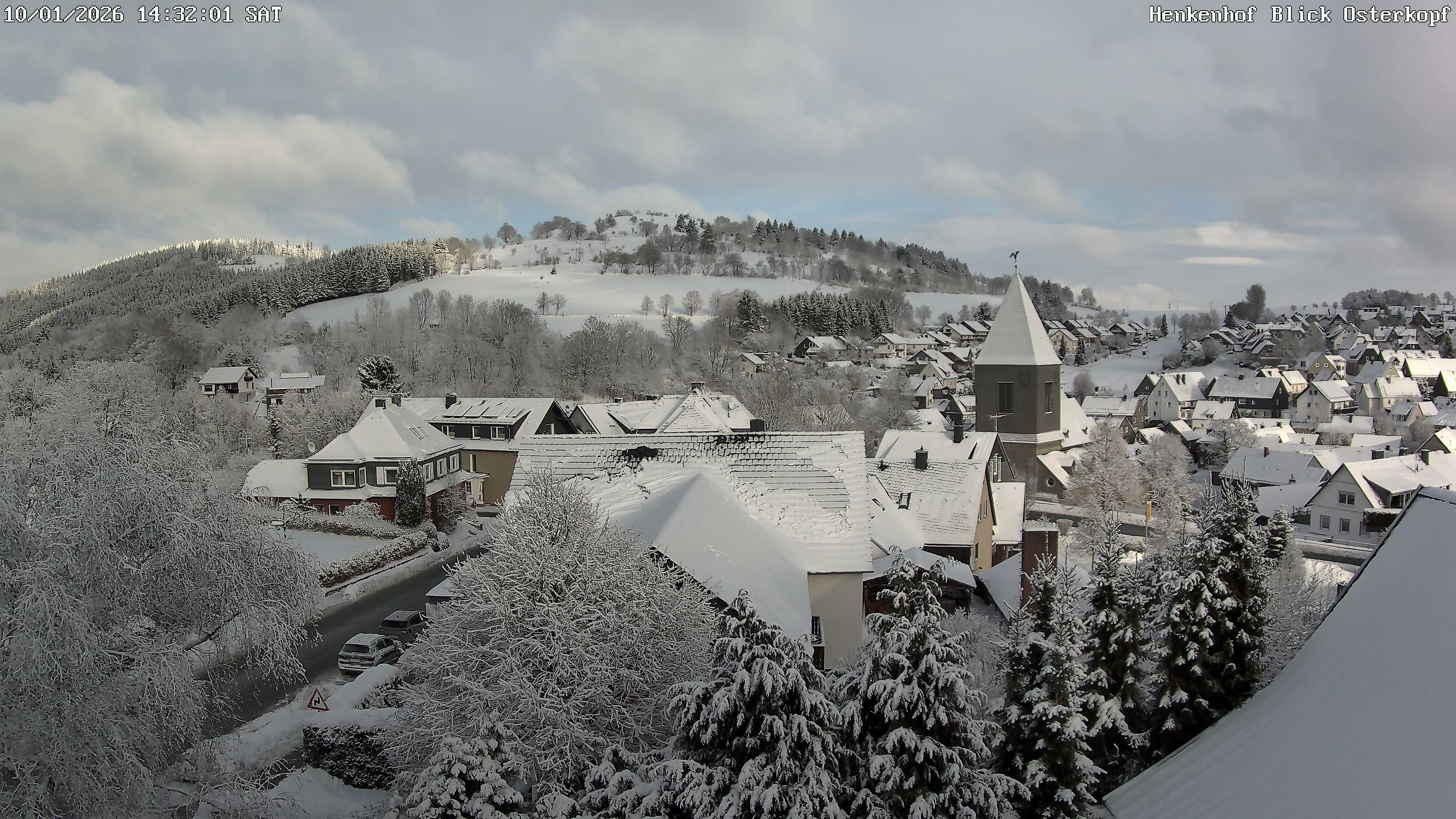 Archiv Foto Webcam Ortsmitte Usseln