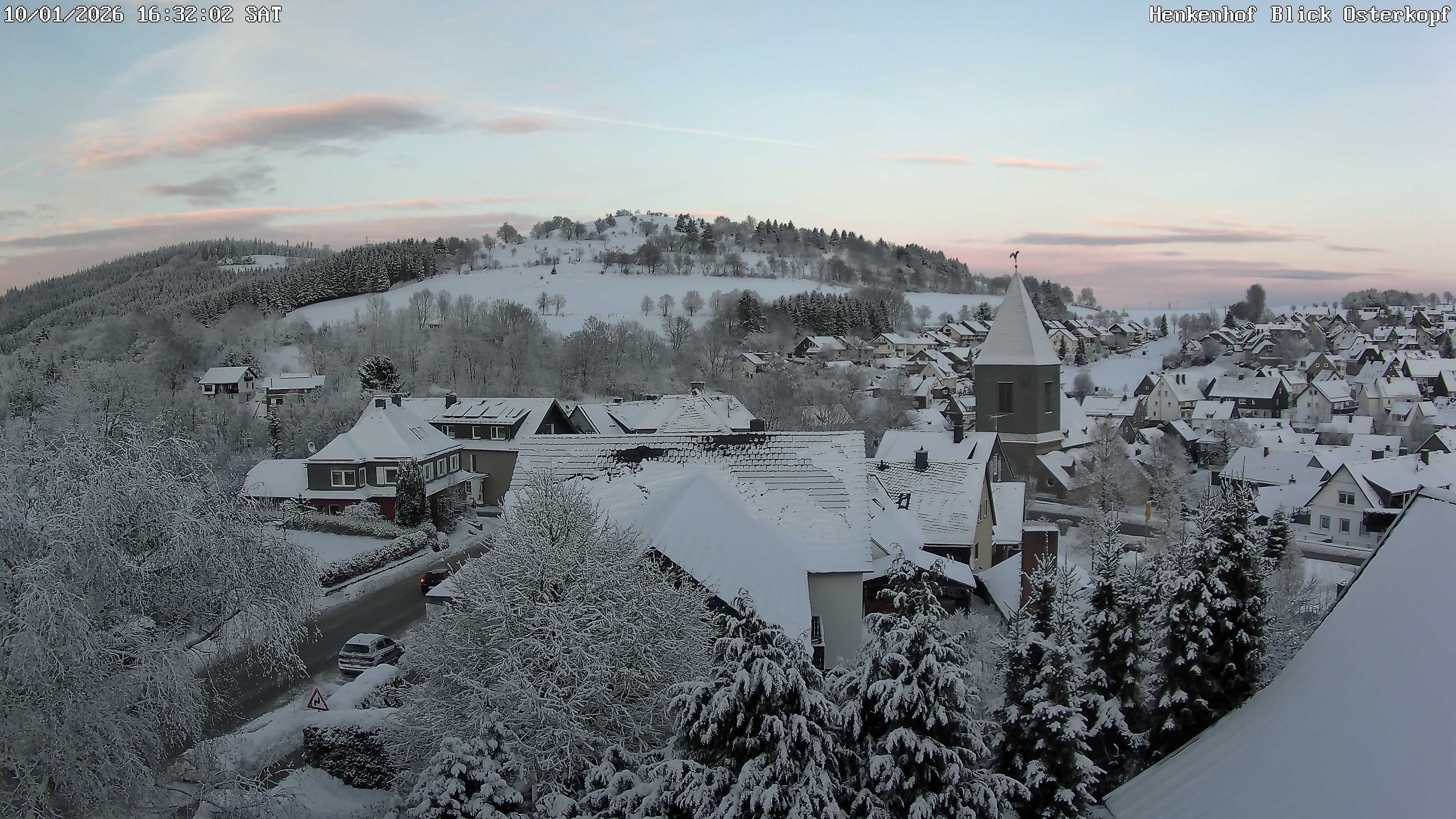 Archiv Foto Webcam Ortsmitte Usseln