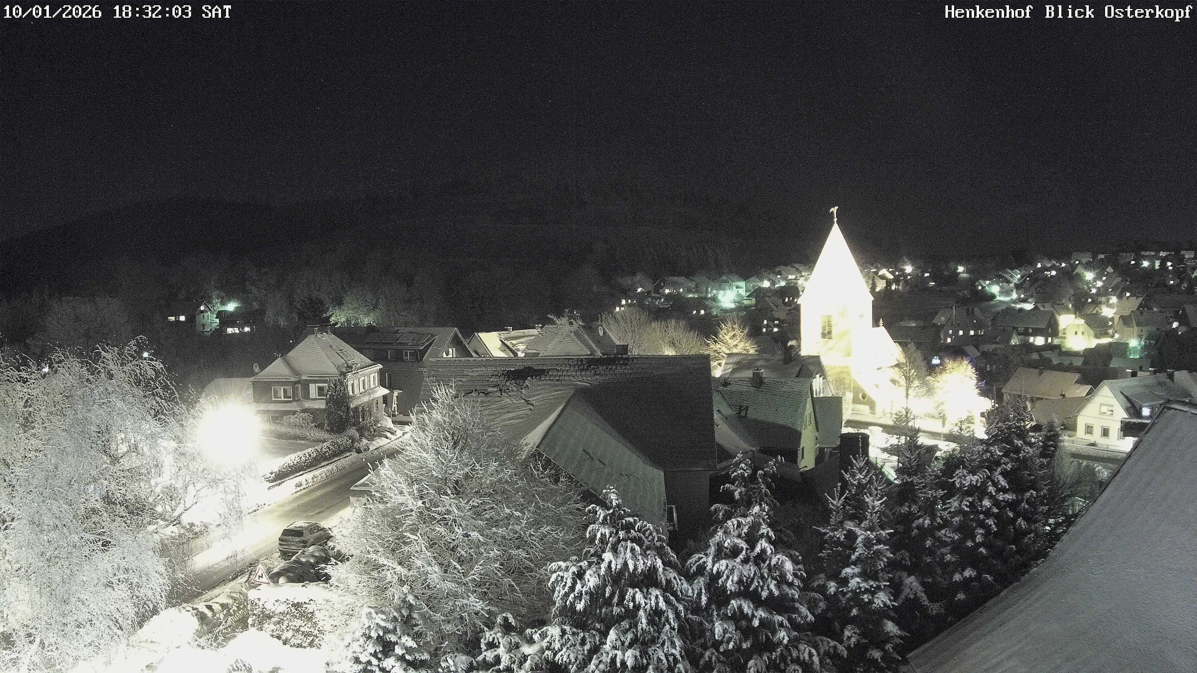 Archiv Foto Webcam Ortsmitte Usseln