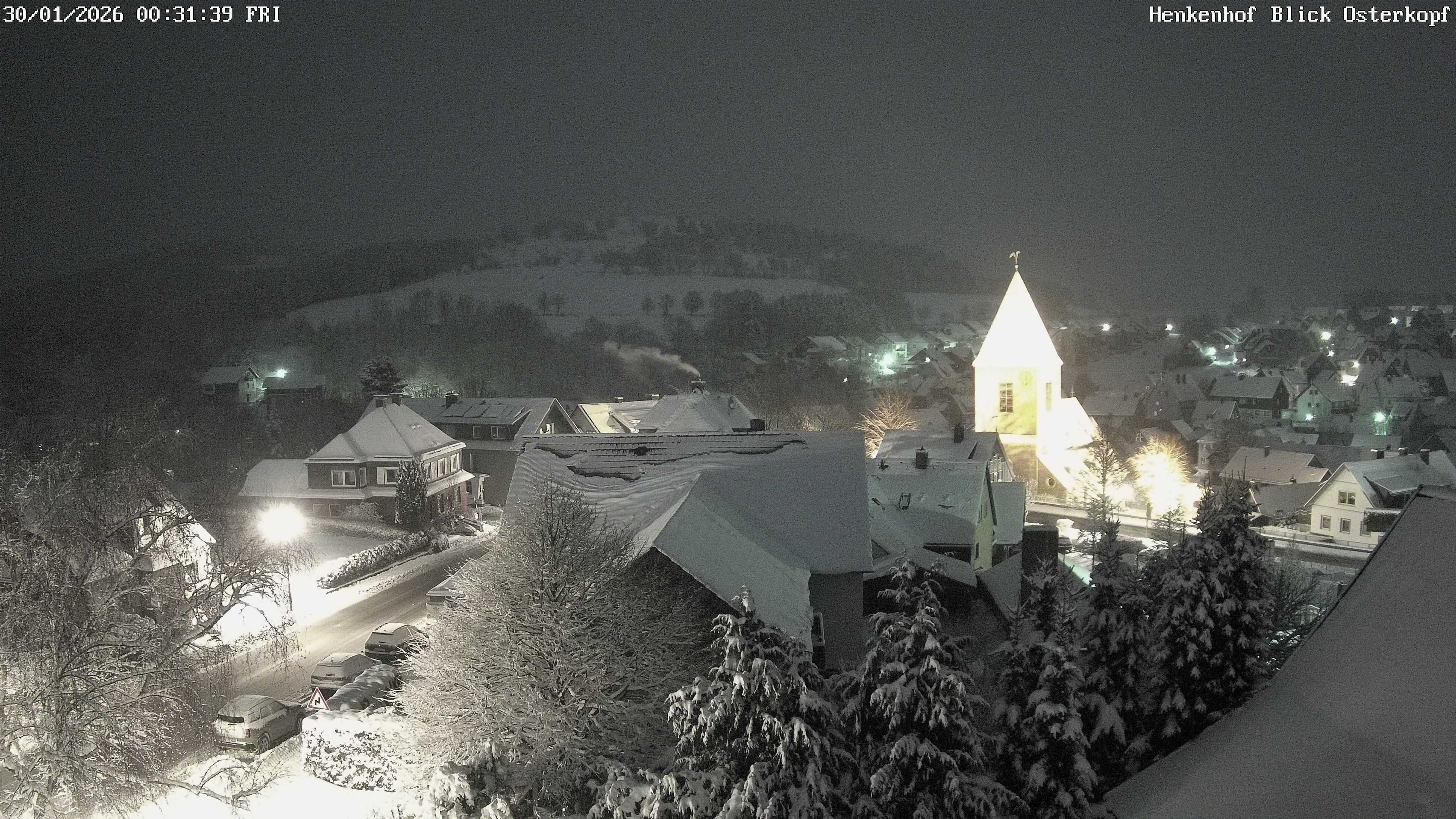 Archiv Foto Webcam Ortsmitte Usseln