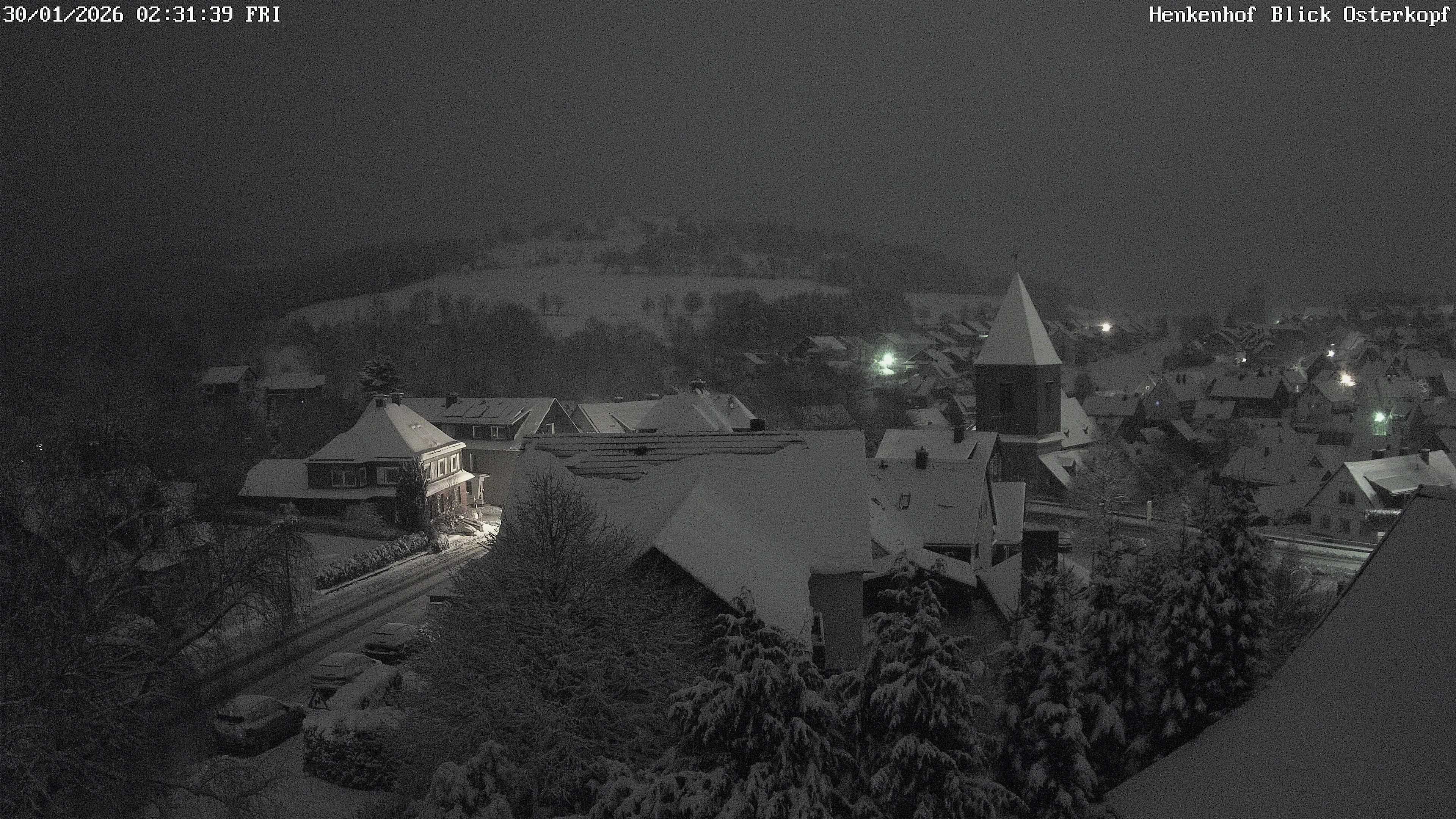 Archiv Foto Webcam Ortsmitte Usseln