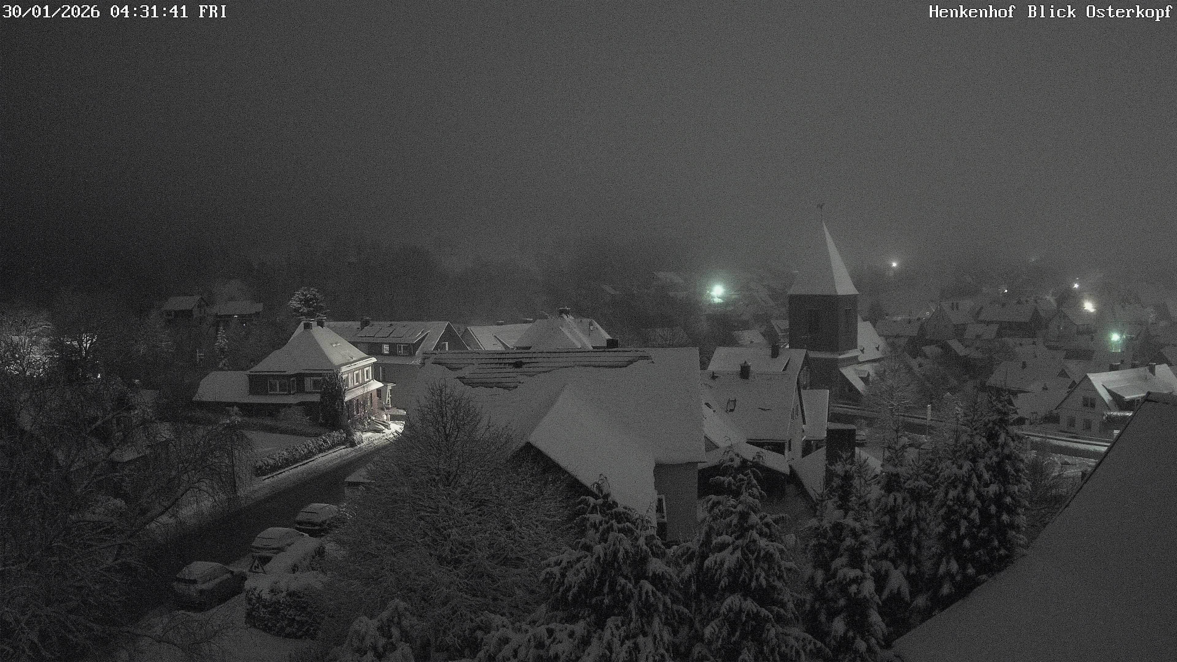 Archiv Foto Webcam Ortsmitte Usseln