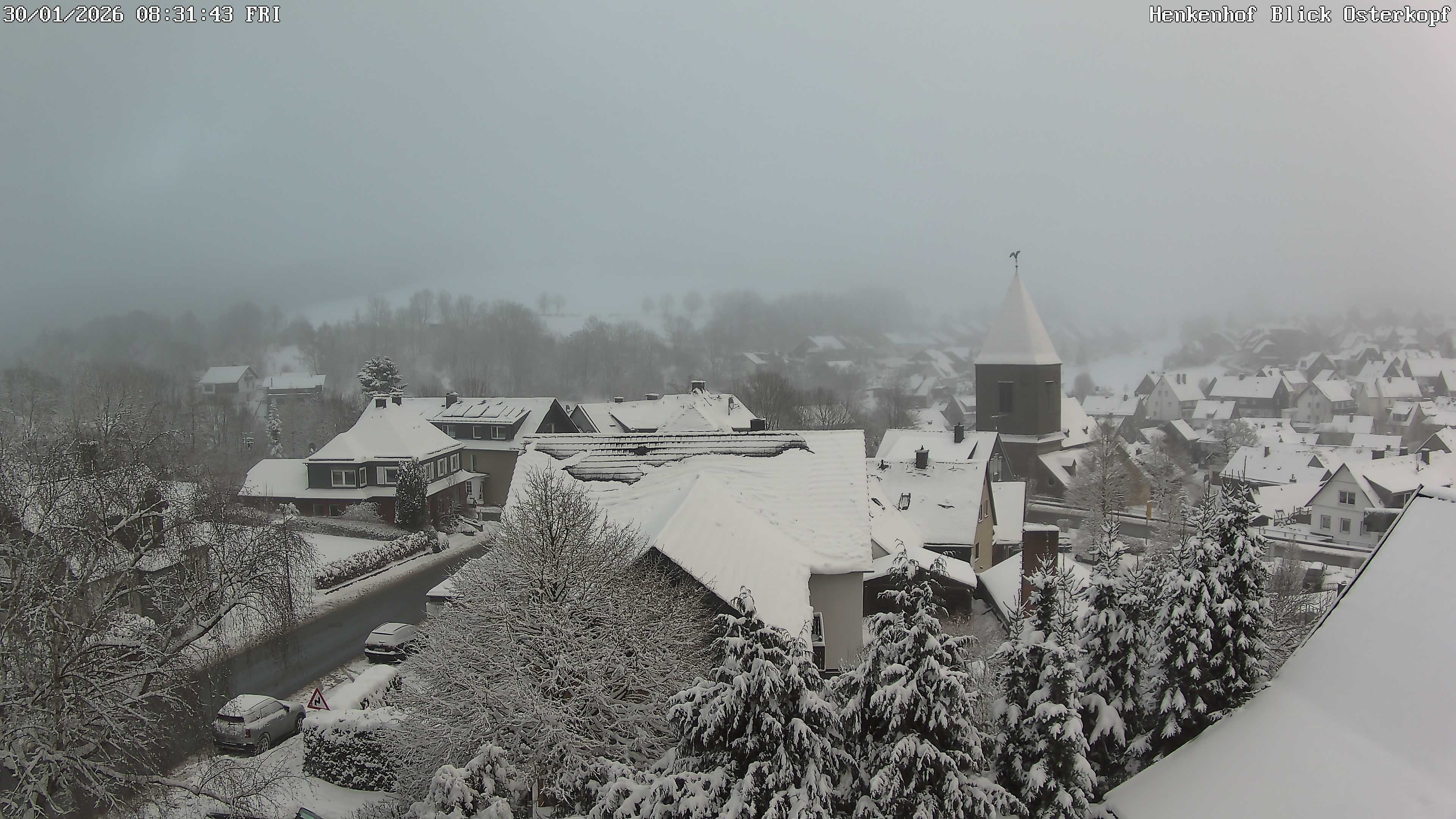 Archiv Foto Webcam Ortsmitte Usseln