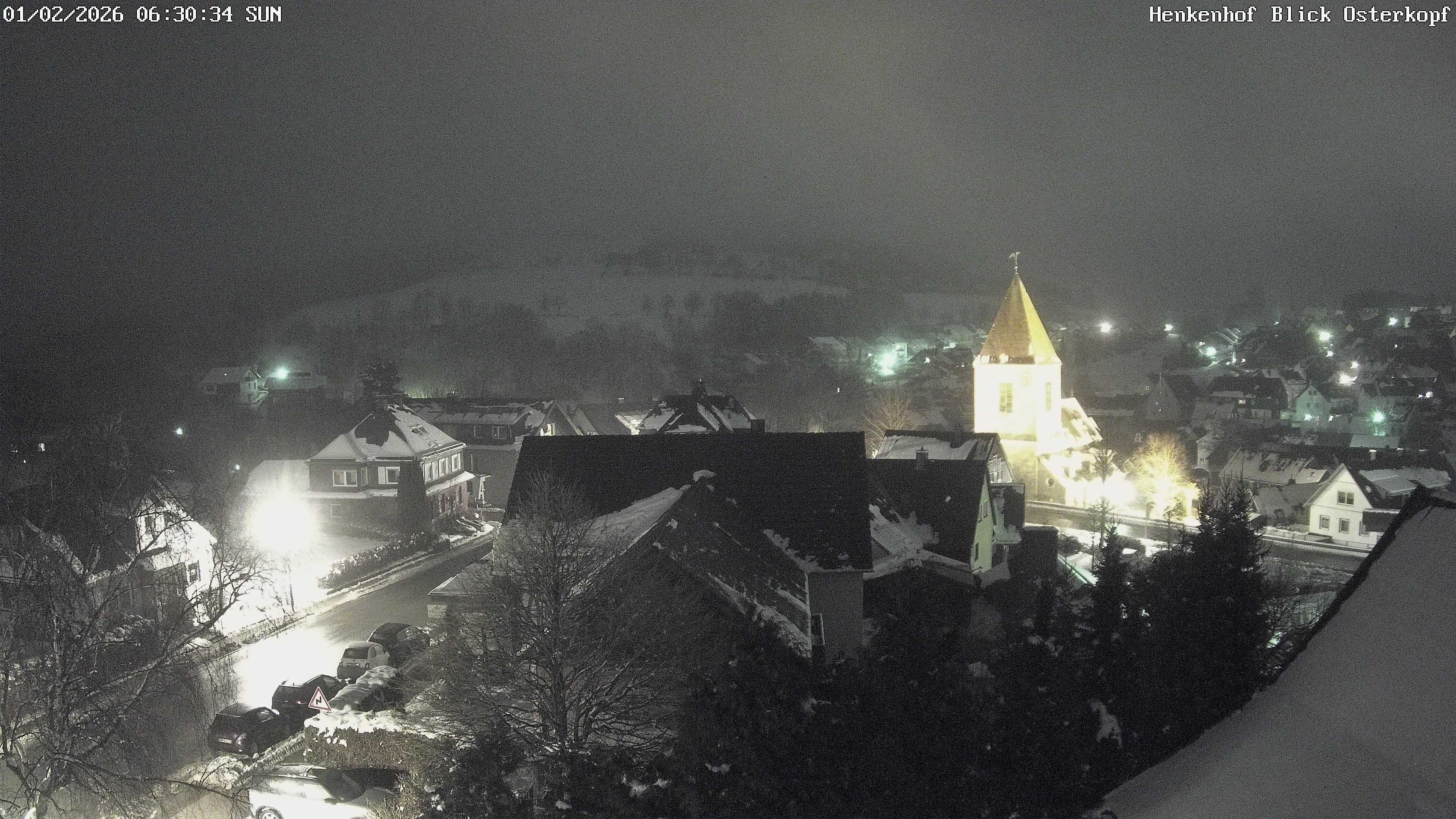 Archiv Foto Webcam Ortsmitte Usseln