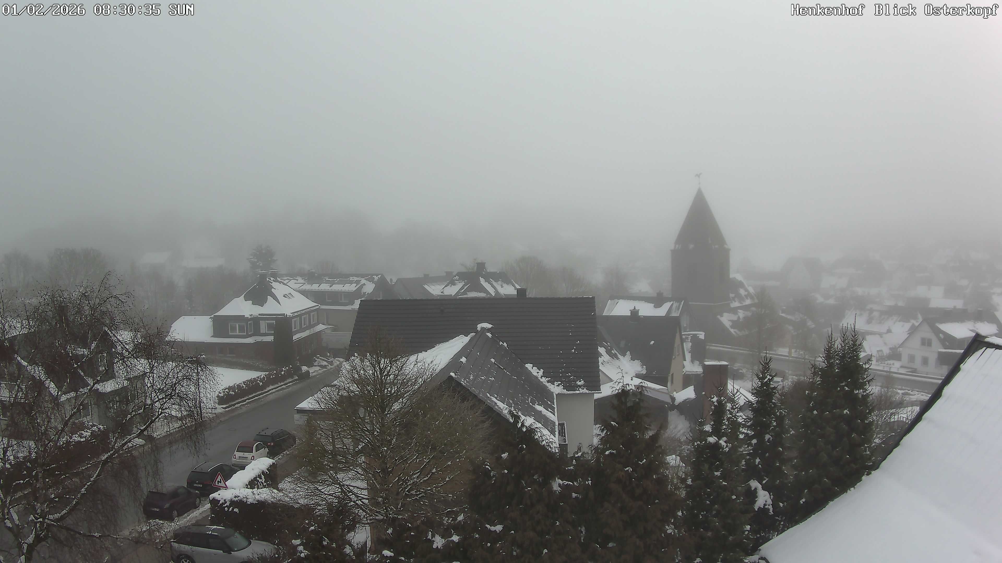 Archiv Foto Webcam Ortsmitte Usseln