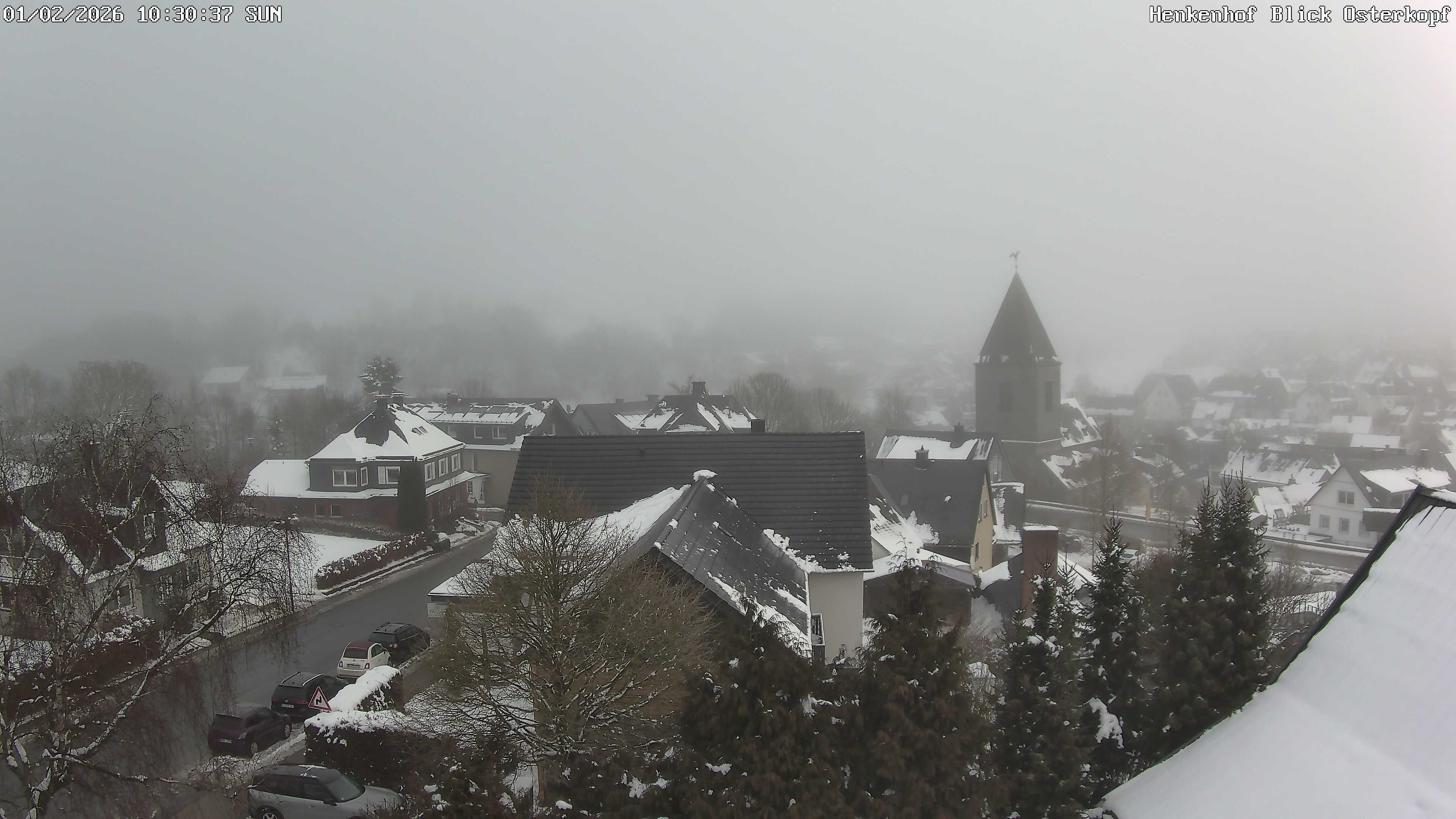 Archiv Foto Webcam Ortsmitte Usseln