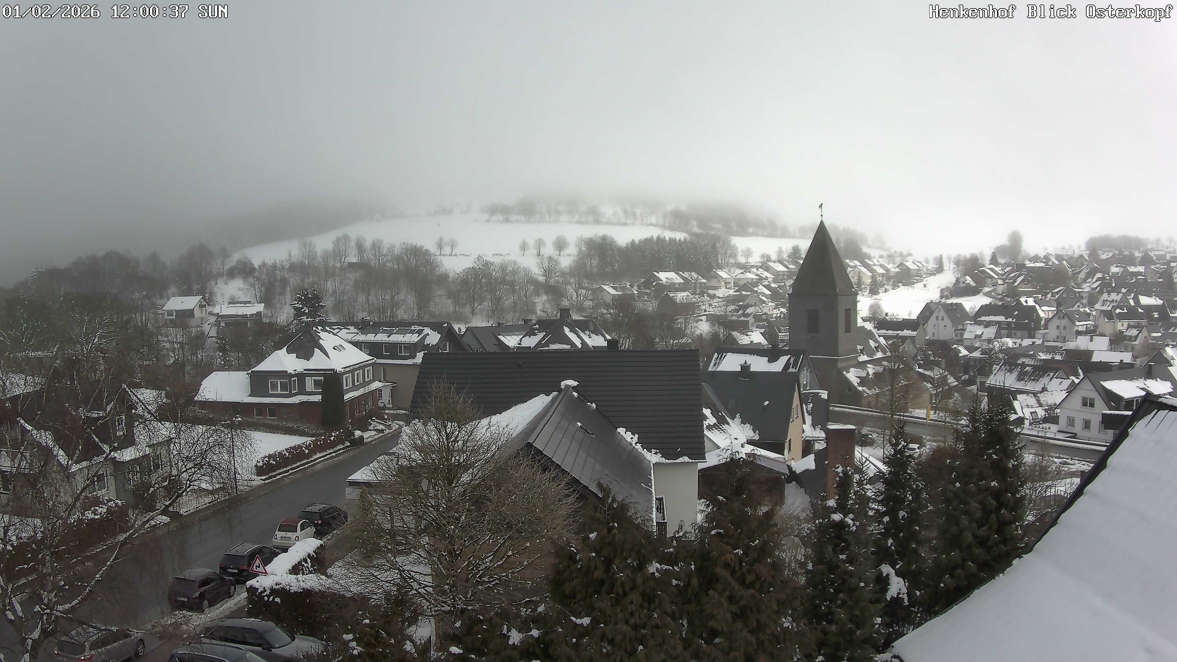 Archiv Foto Webcam Ortsmitte Usseln