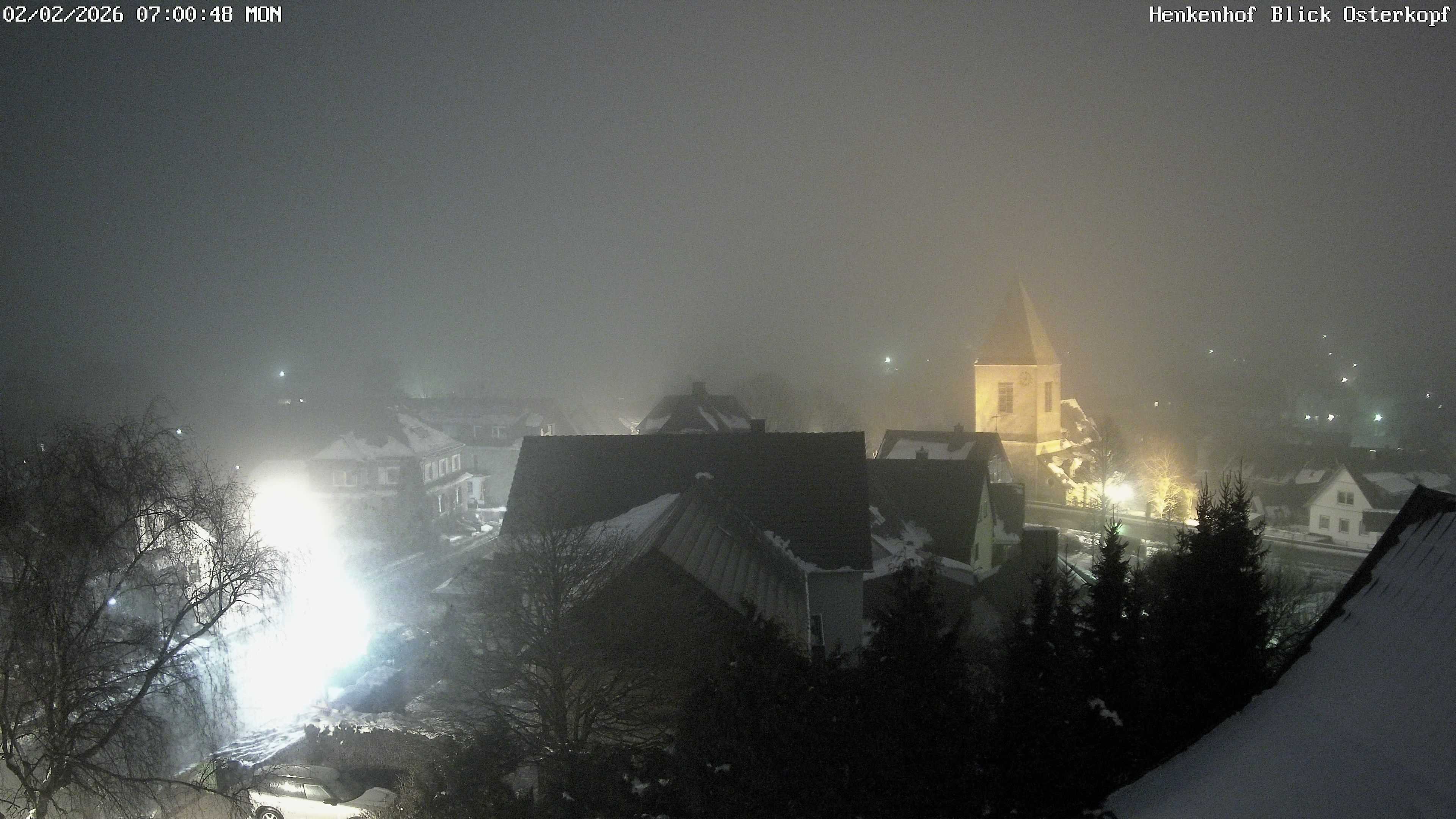 Archived image Webcam Willingen: View Usseln Village