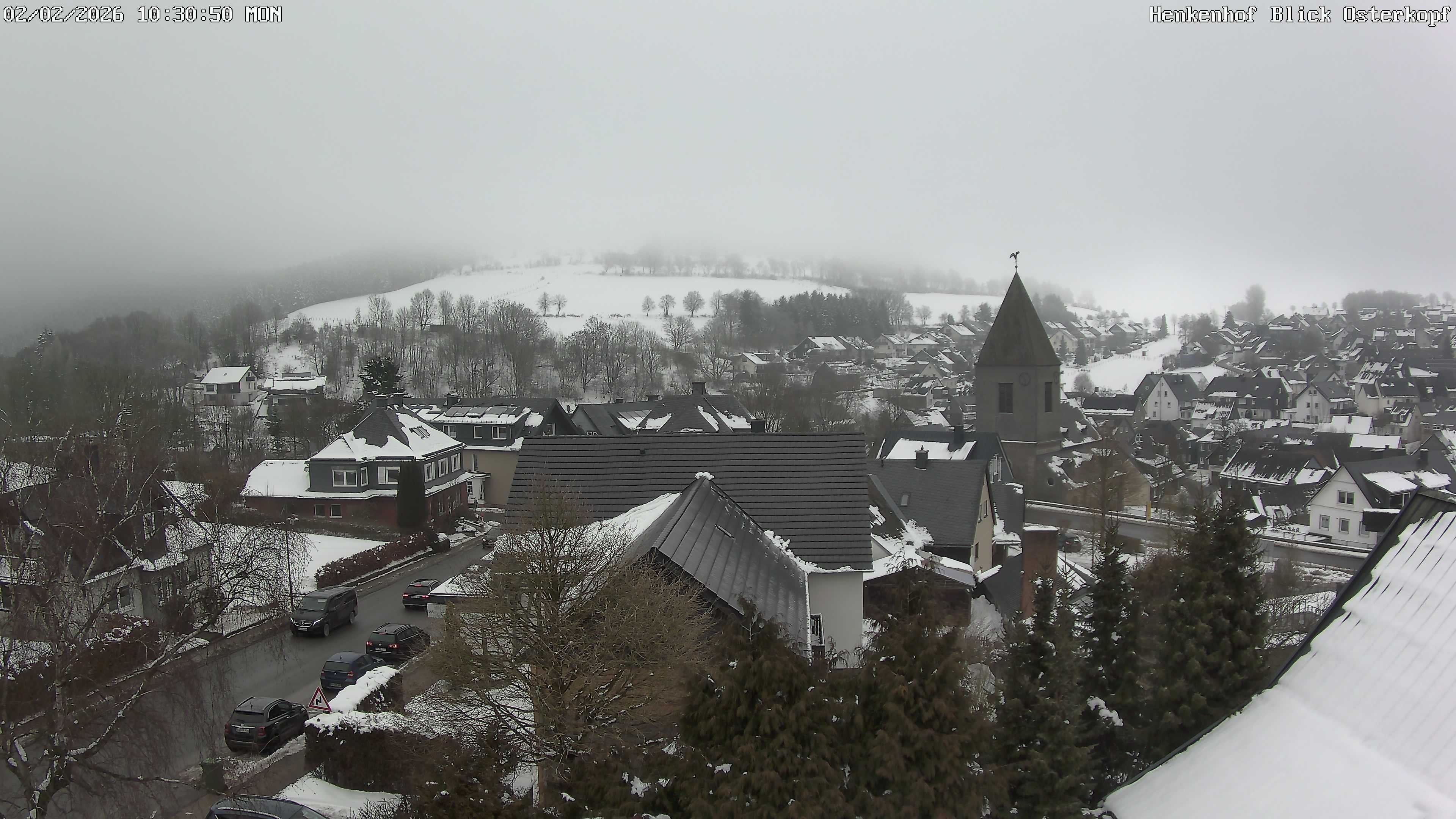 Archived image Webcam Willingen: View Usseln Village