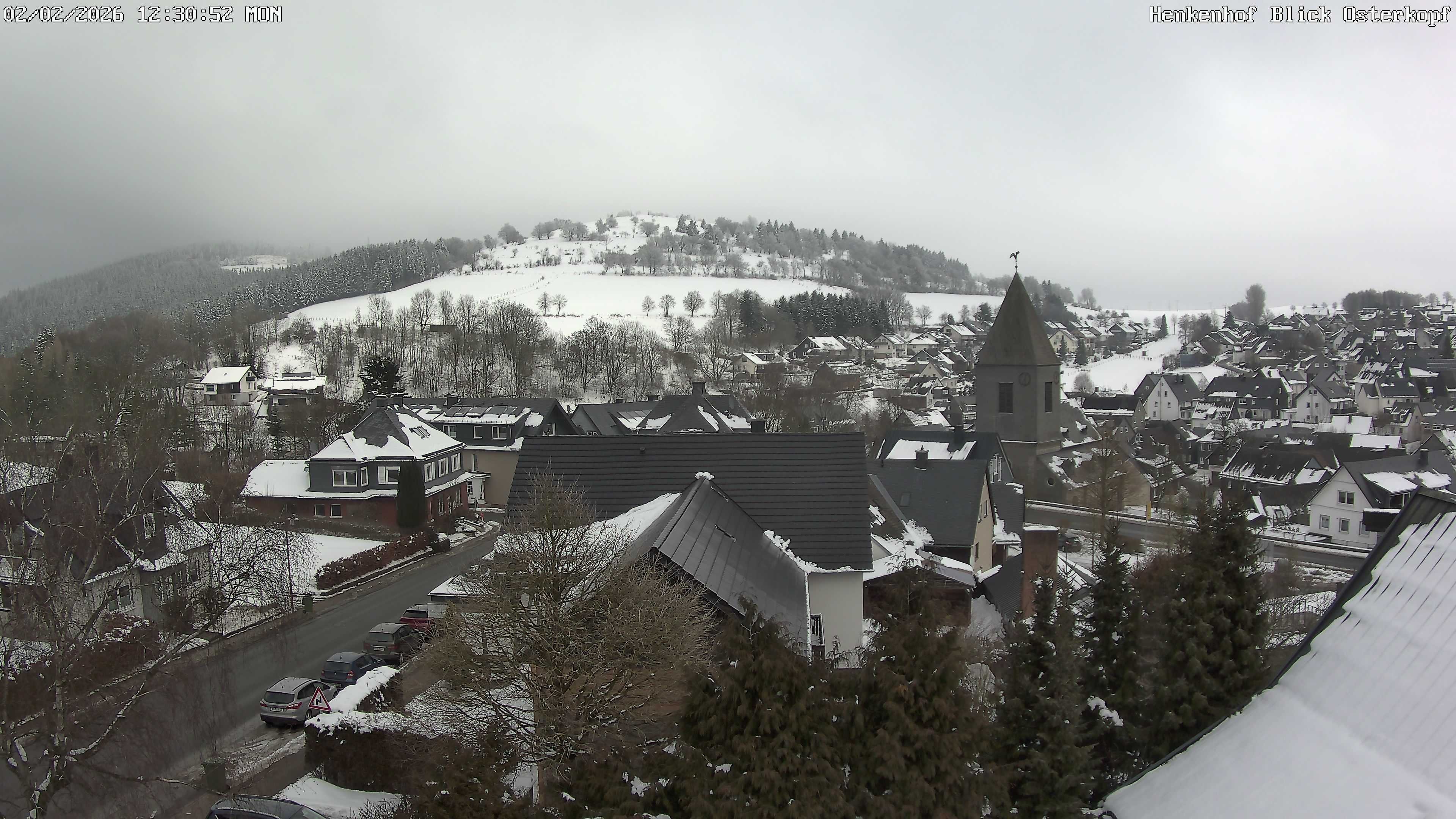 Archiv Foto Webcam Ortsmitte Usseln