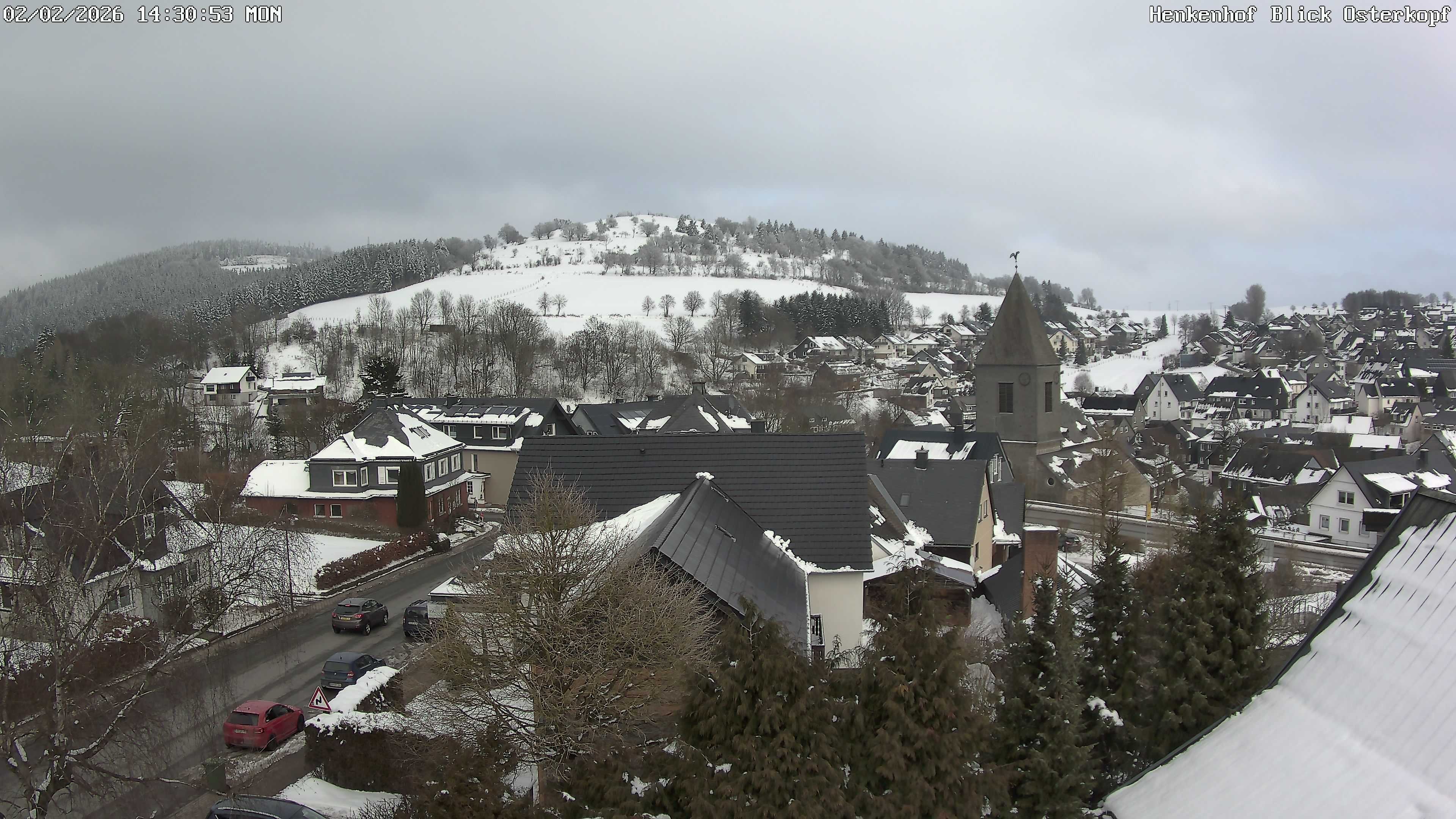 Archiv Foto Webcam Ortsmitte Usseln