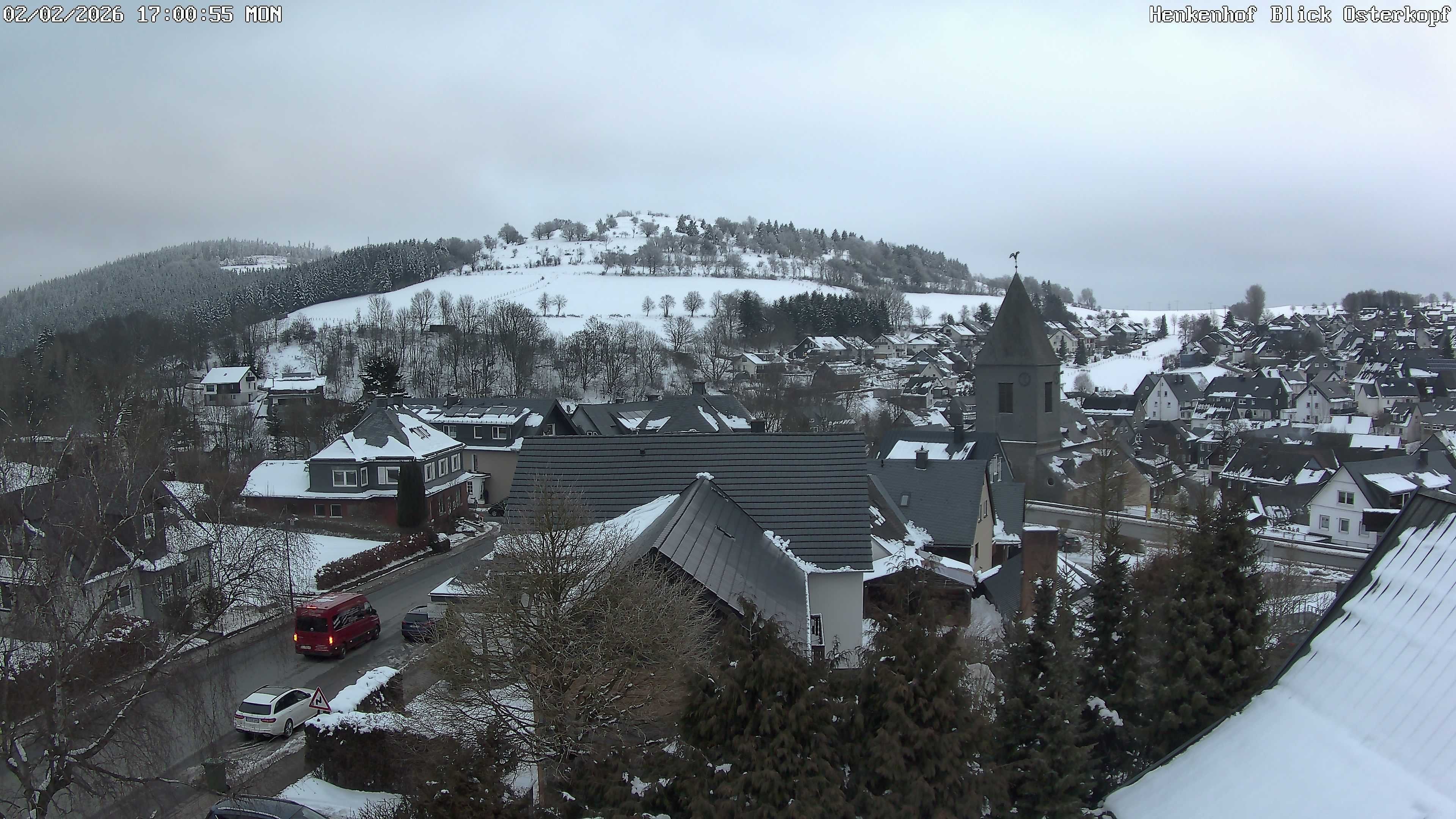 Archiv Foto Webcam Ortsmitte Usseln