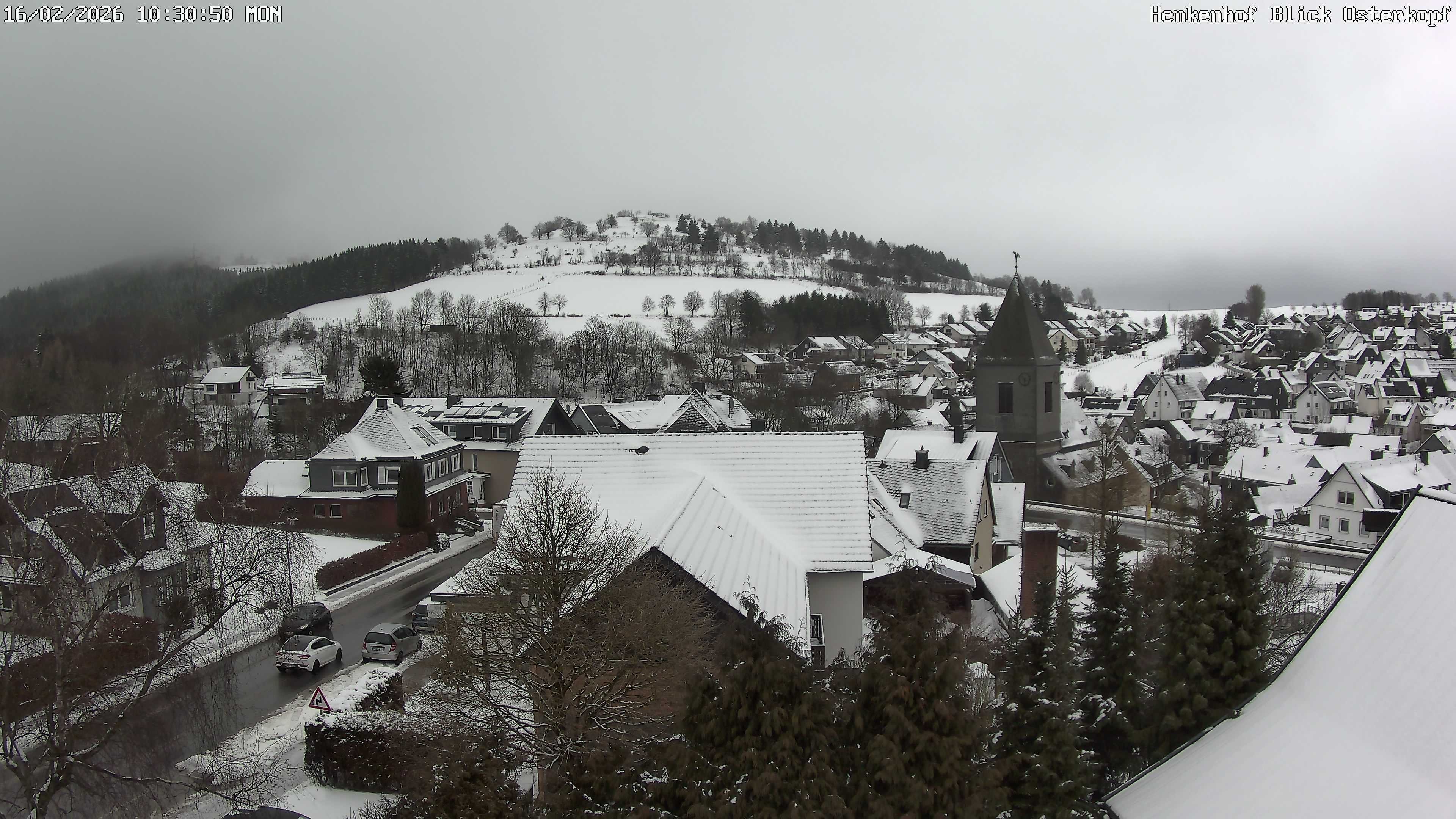 Archiv Foto Webcam Ortsmitte Usseln