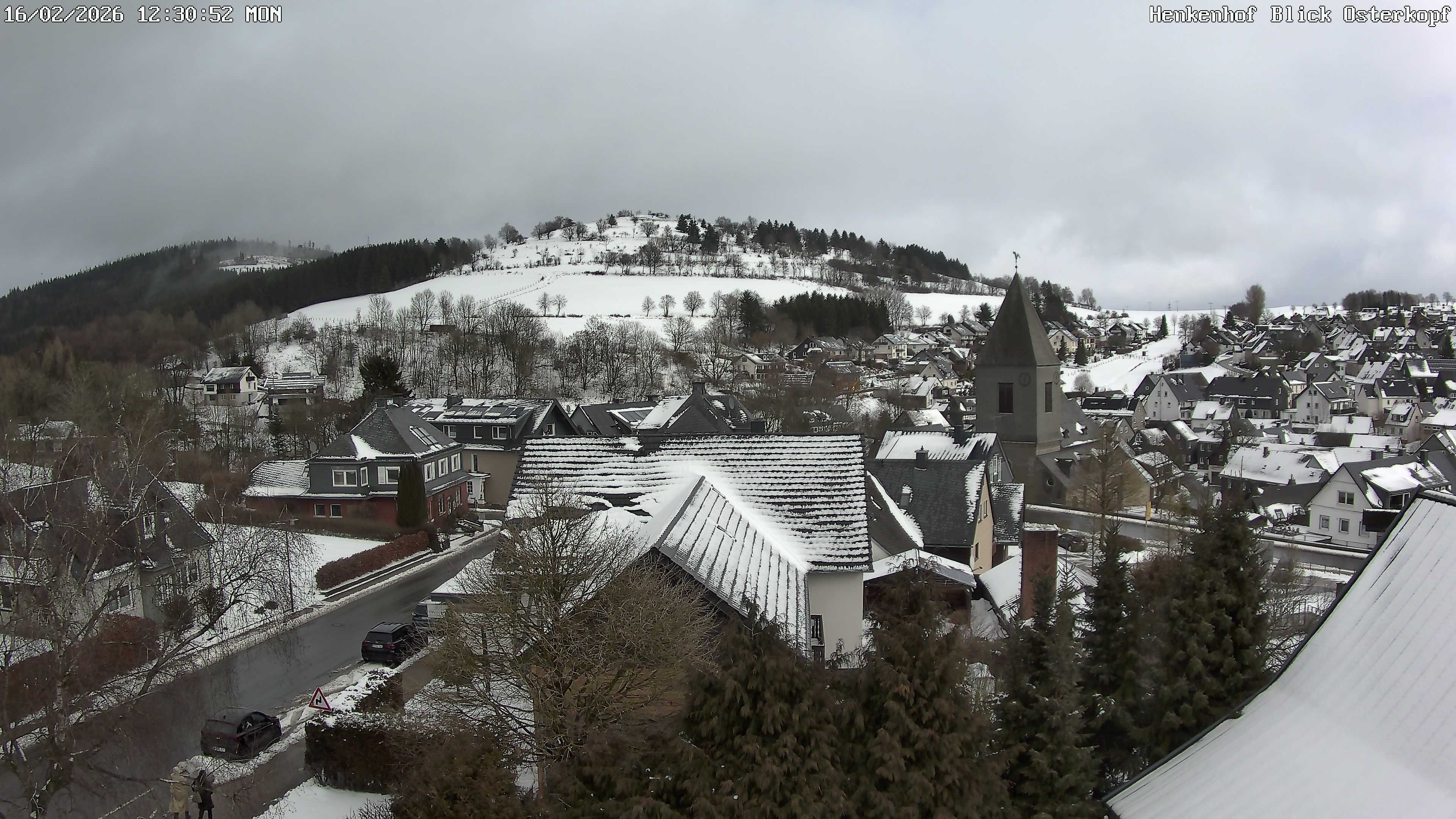 Archiv Foto Webcam Ortsmitte Usseln