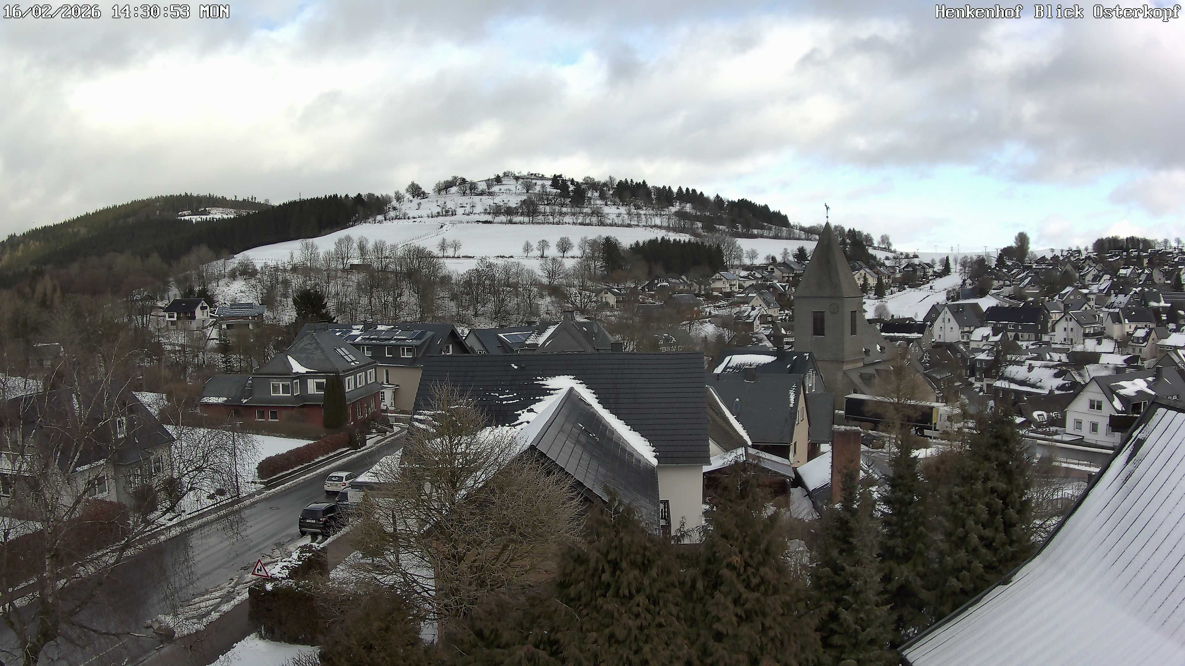 Archiv Foto Webcam Ortsmitte Usseln