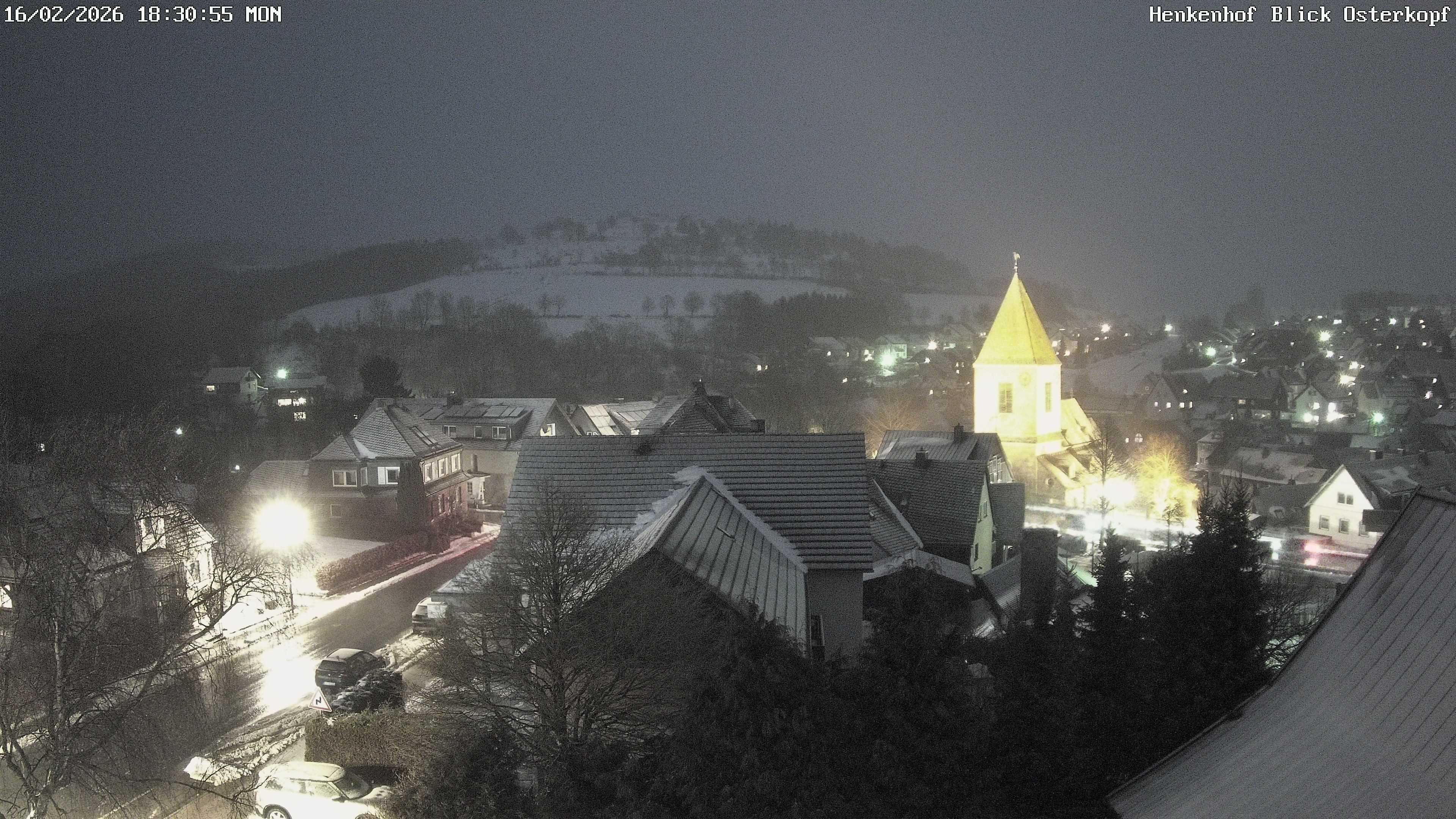 Archiv Foto Webcam Ortsmitte Usseln