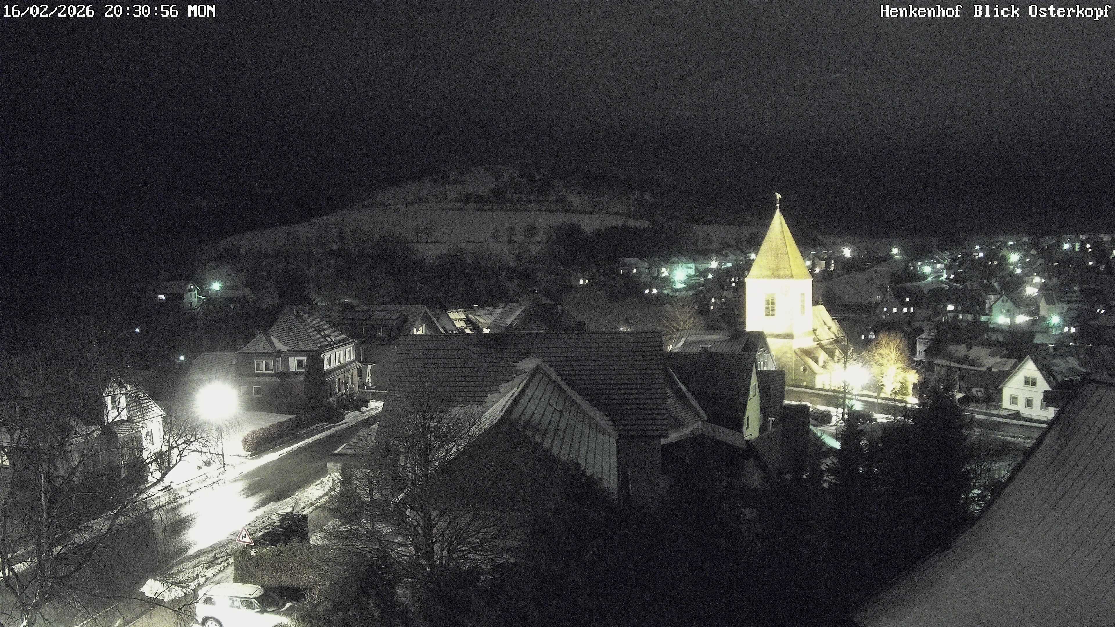 Archiv Foto Webcam Ortsmitte Usseln