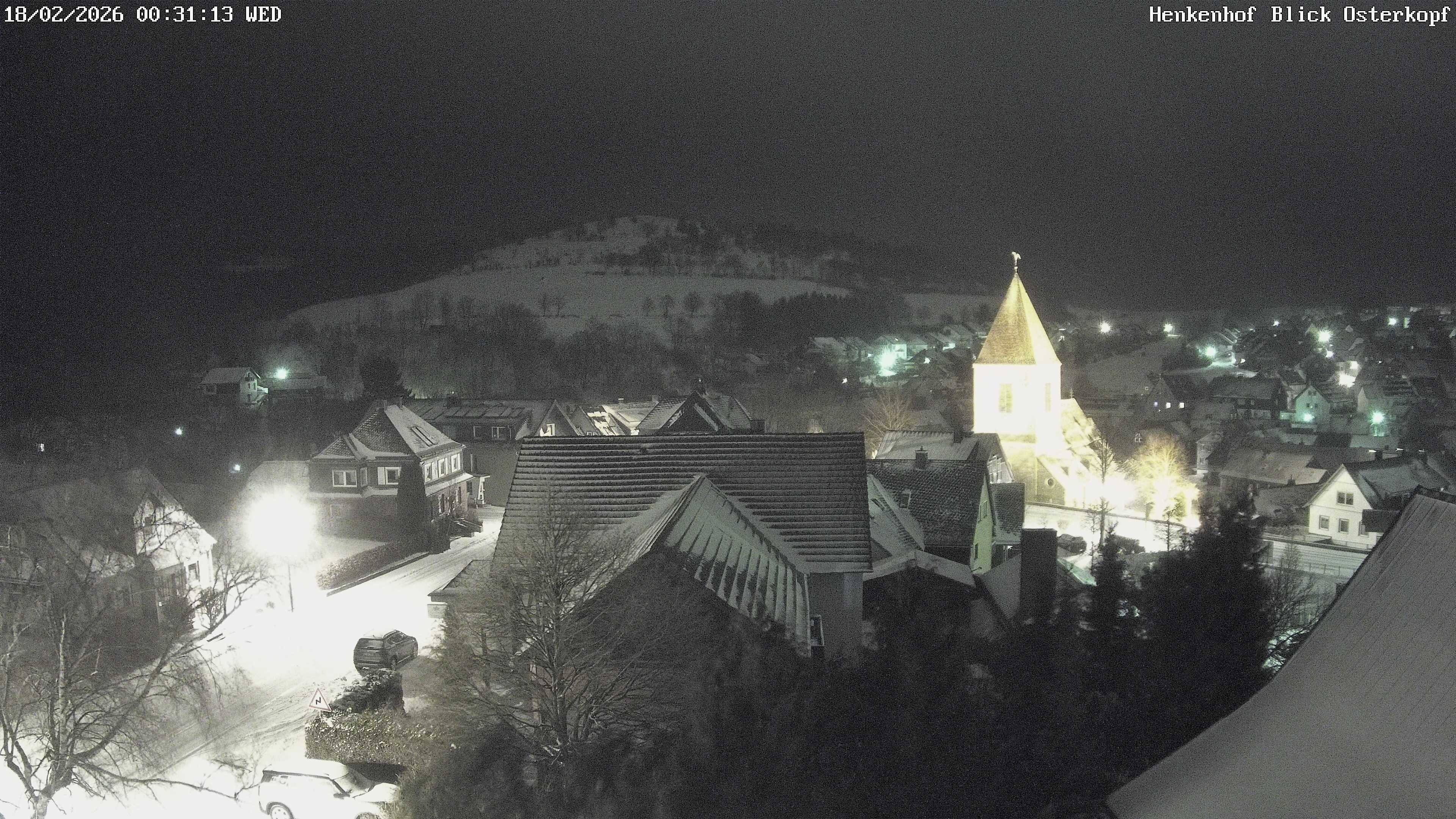 Archiv Foto Webcam Ortsmitte Usseln