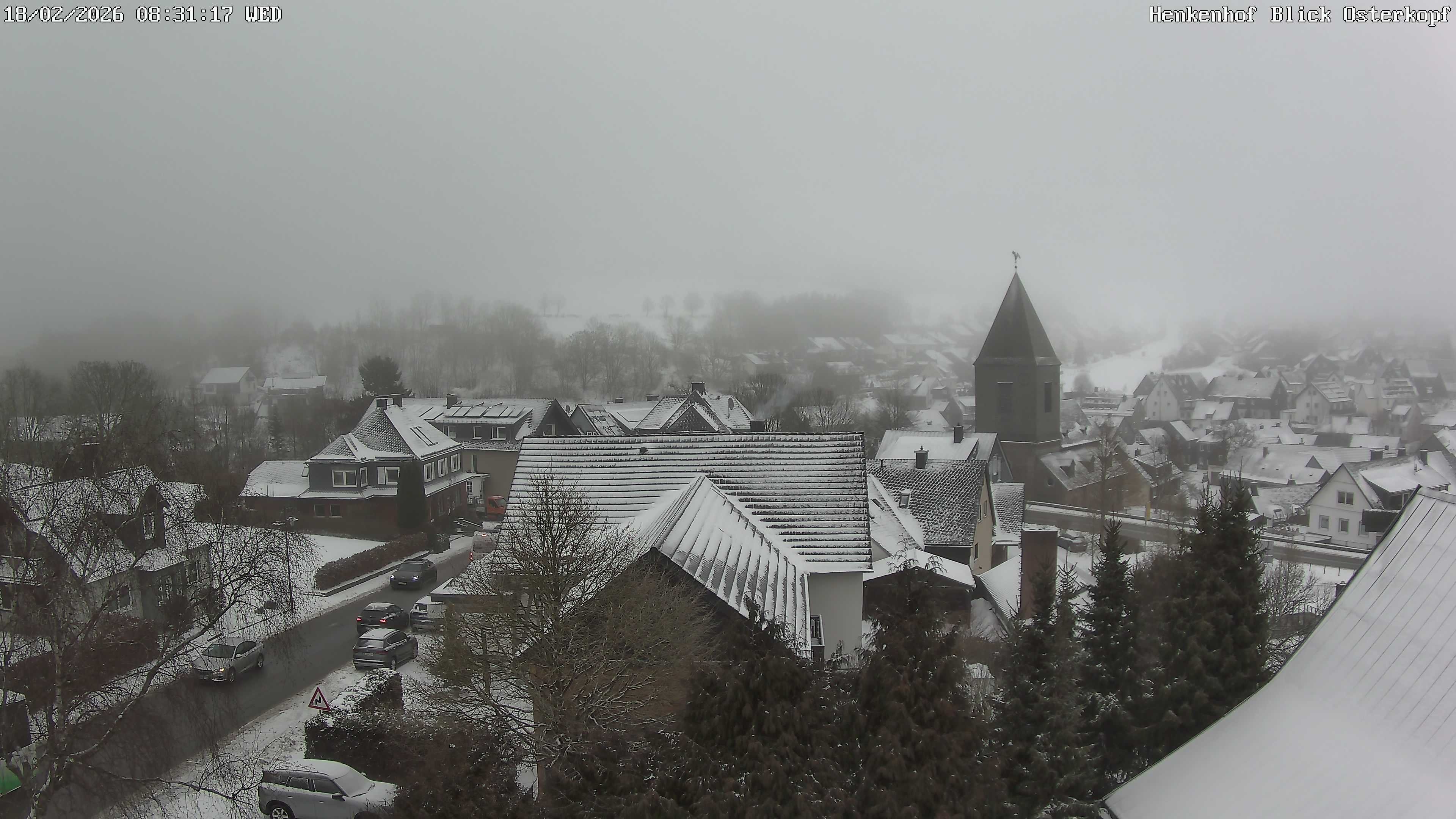 Archiv Foto Webcam Ortsmitte Usseln
