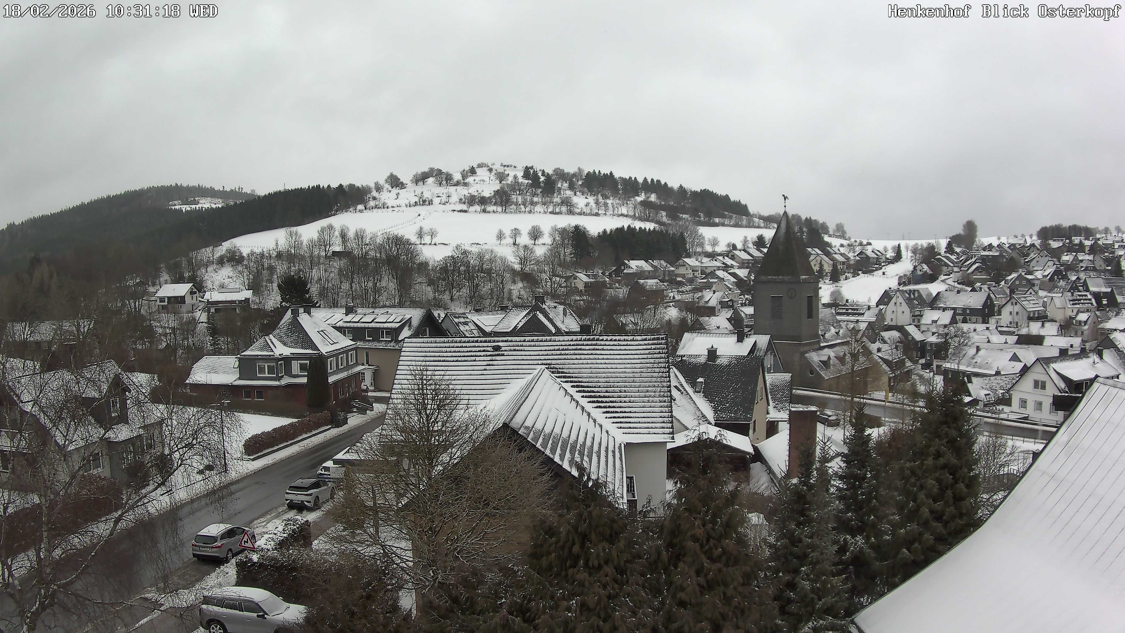 Archiv Foto Webcam Ortsmitte Usseln