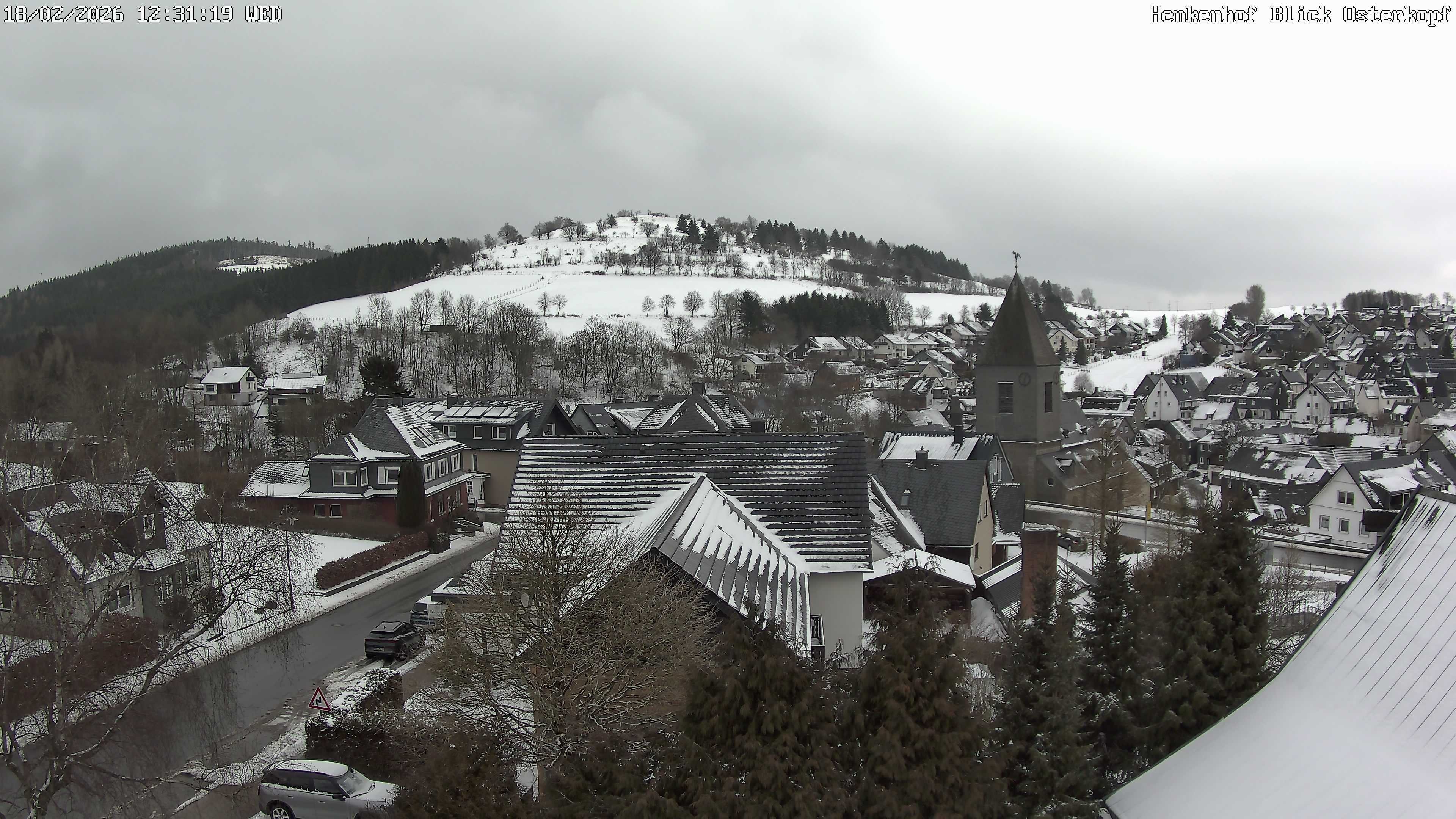 Archived image Webcam Willingen: View Usseln Village