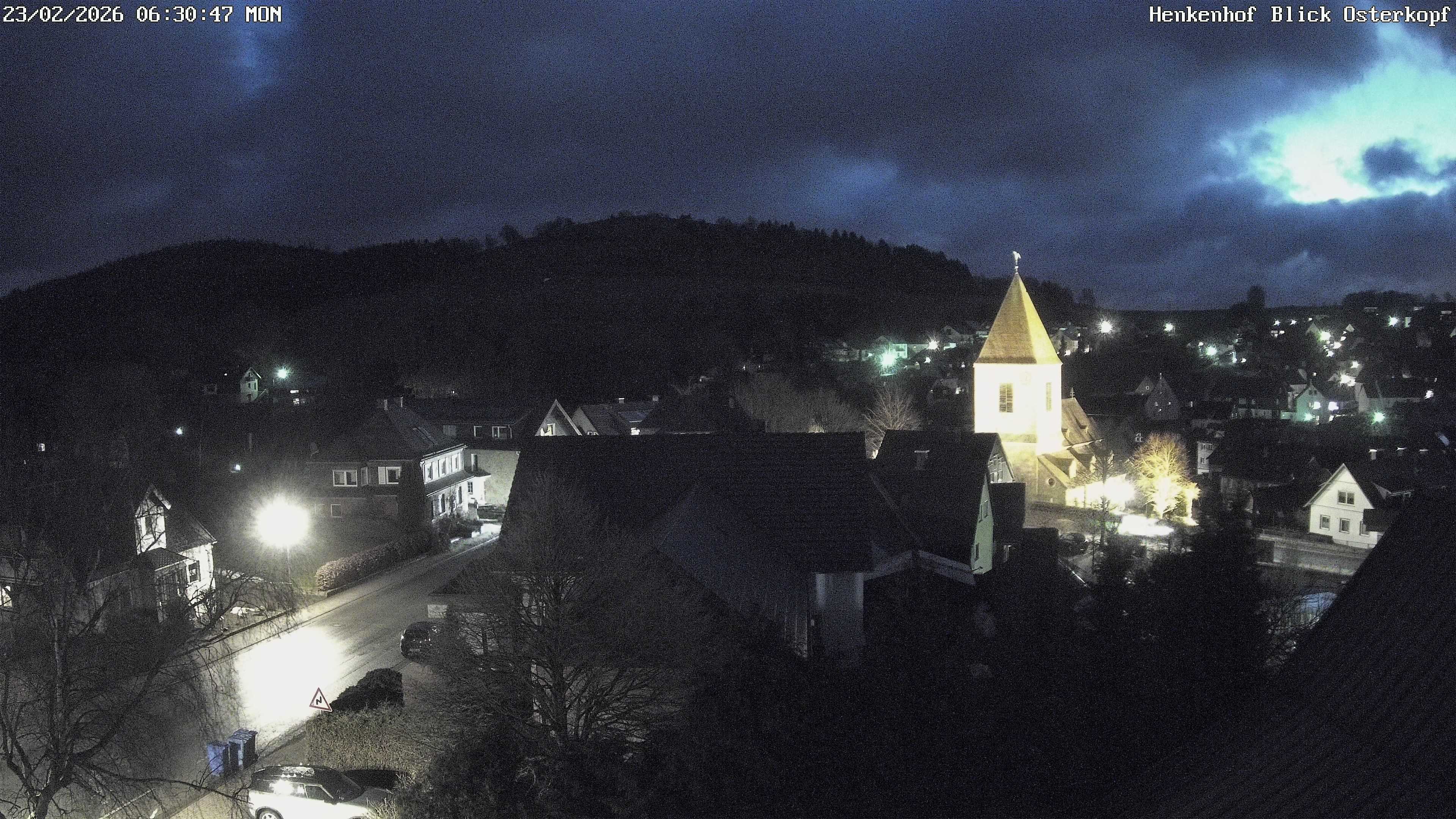 Archiv Foto Webcam Ortsmitte Usseln