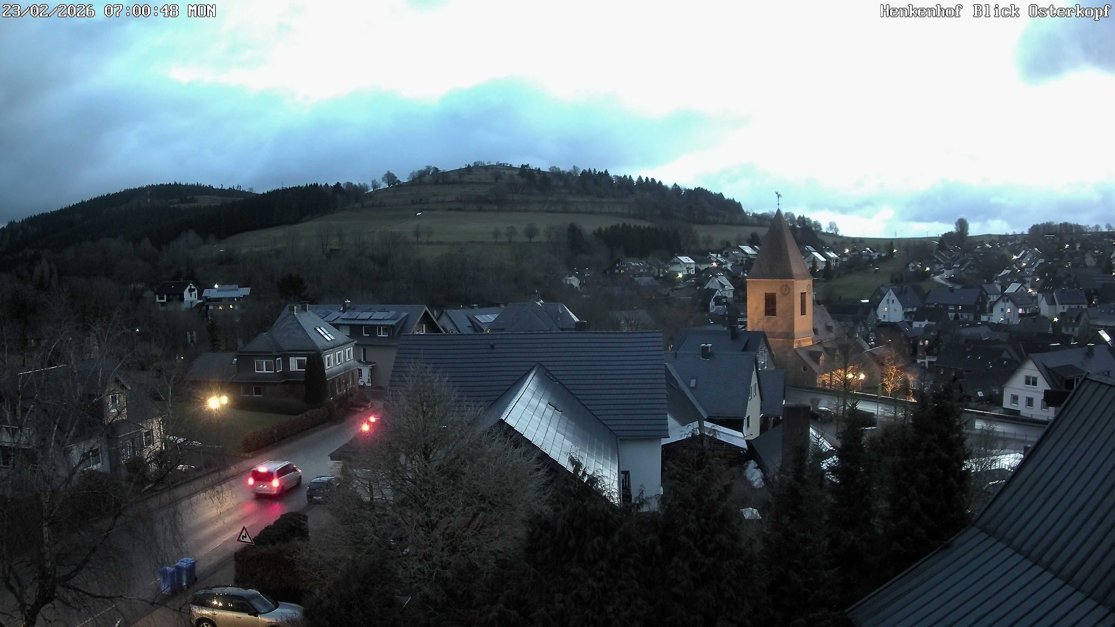 Archiv Foto Webcam Ortsmitte Usseln