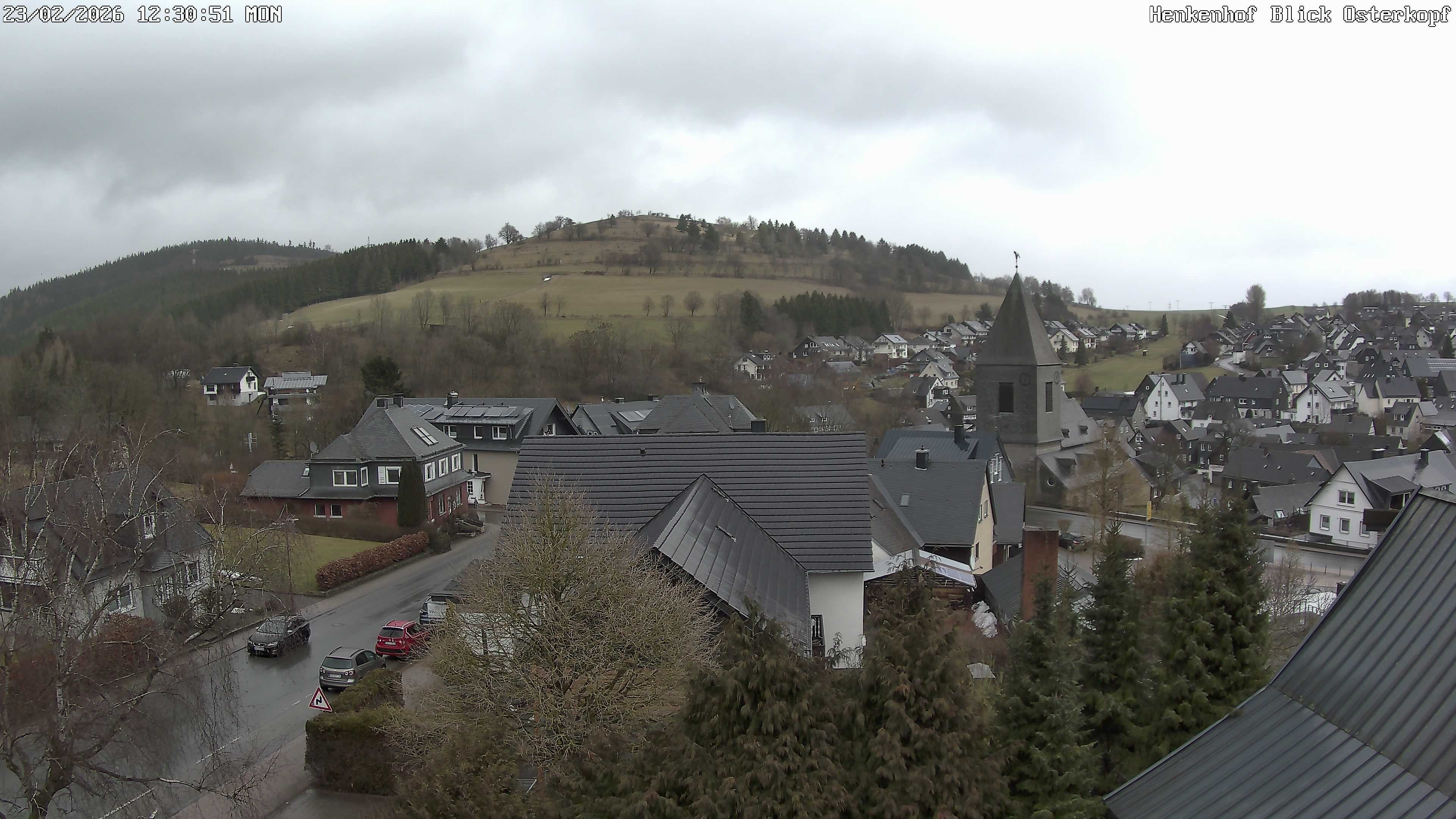 Archiv Foto Webcam Ortsmitte Usseln