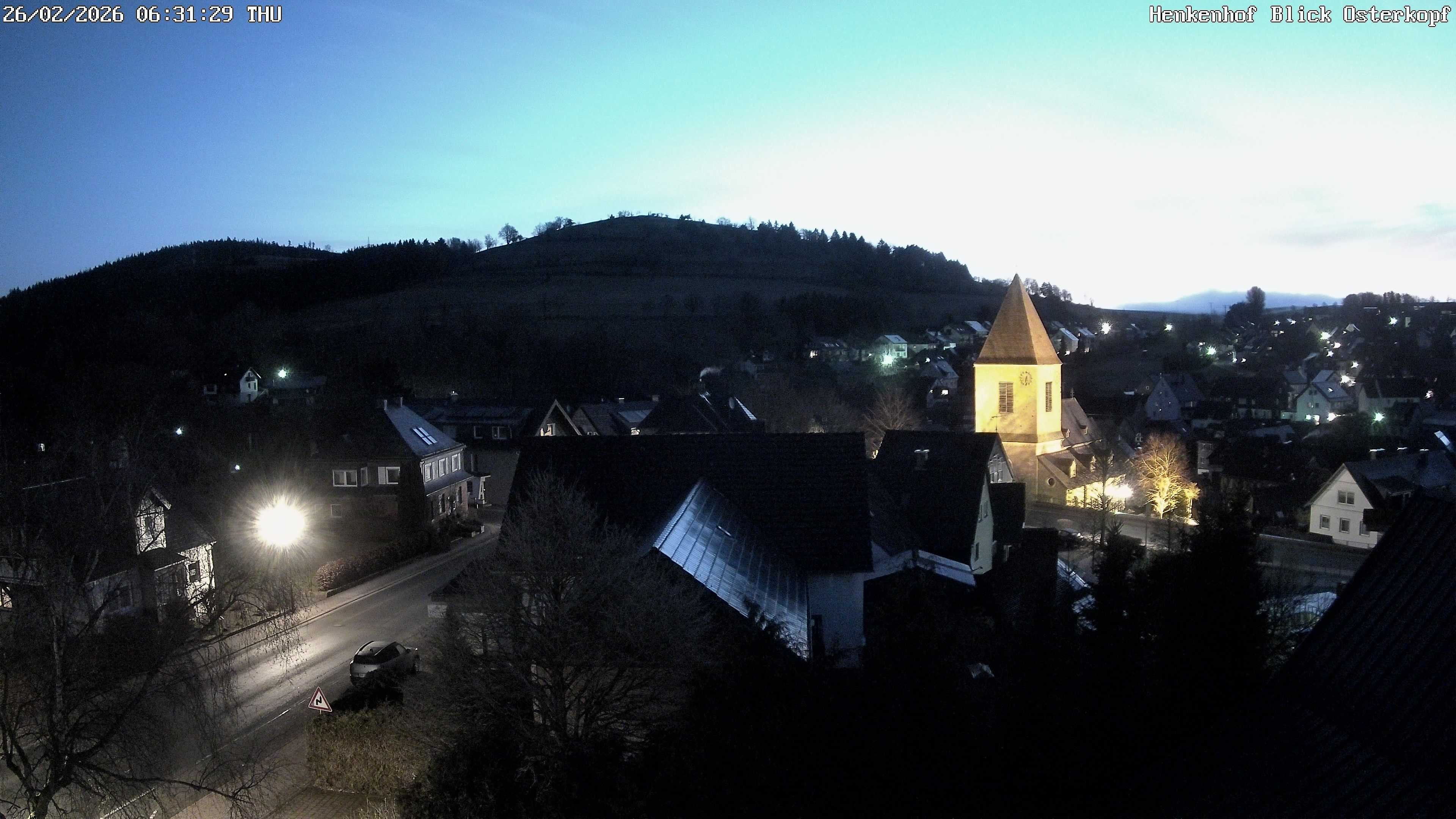 Archived image Webcam Willingen: View Usseln Village