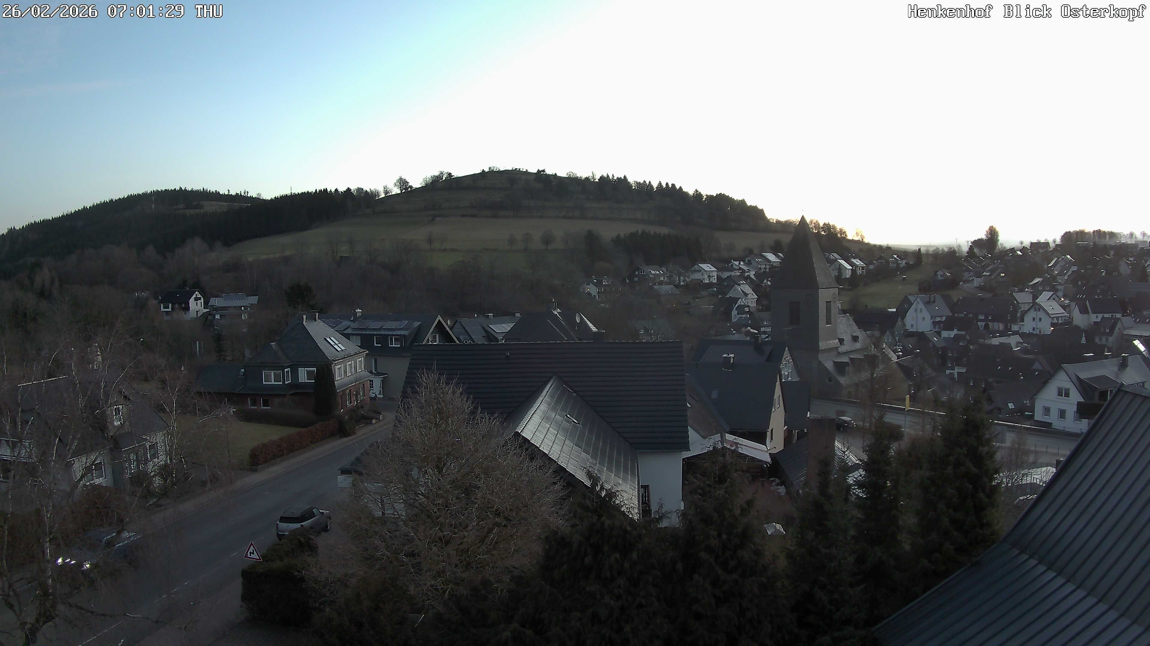 Archived image Webcam Willingen: View Usseln Village