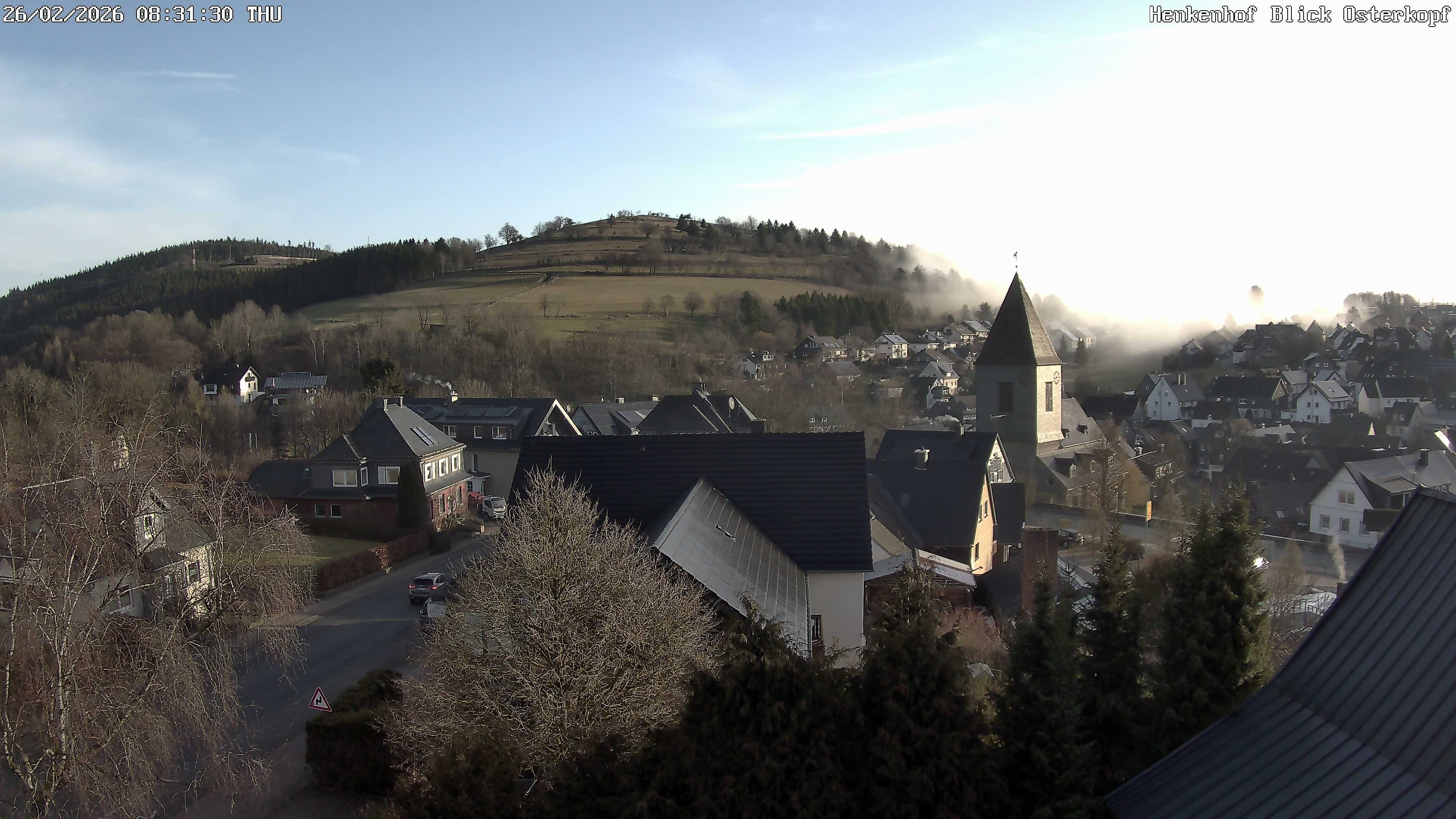 Archived image Webcam Willingen: View Usseln Village