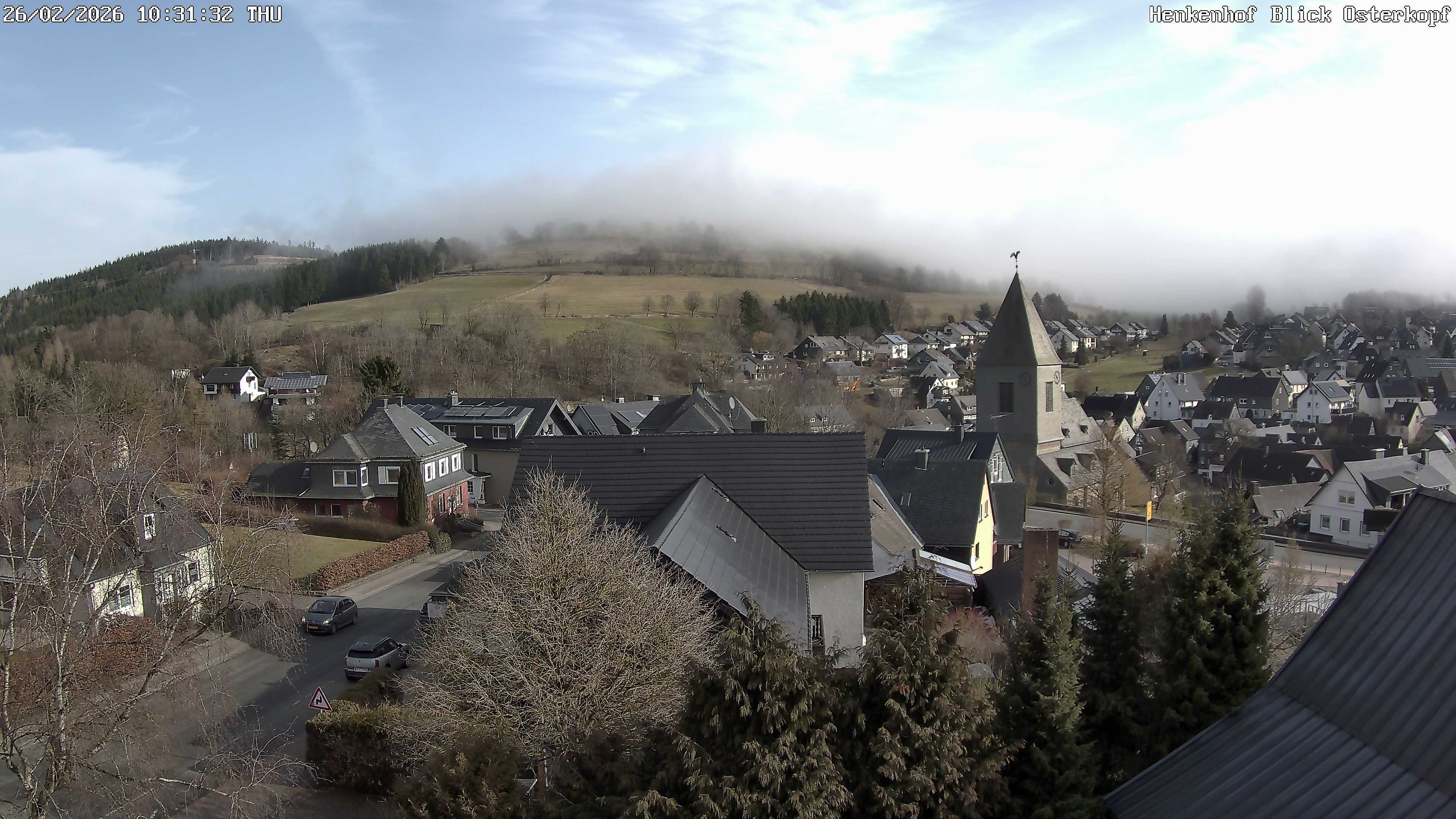Archived image Webcam Willingen: View Usseln Village