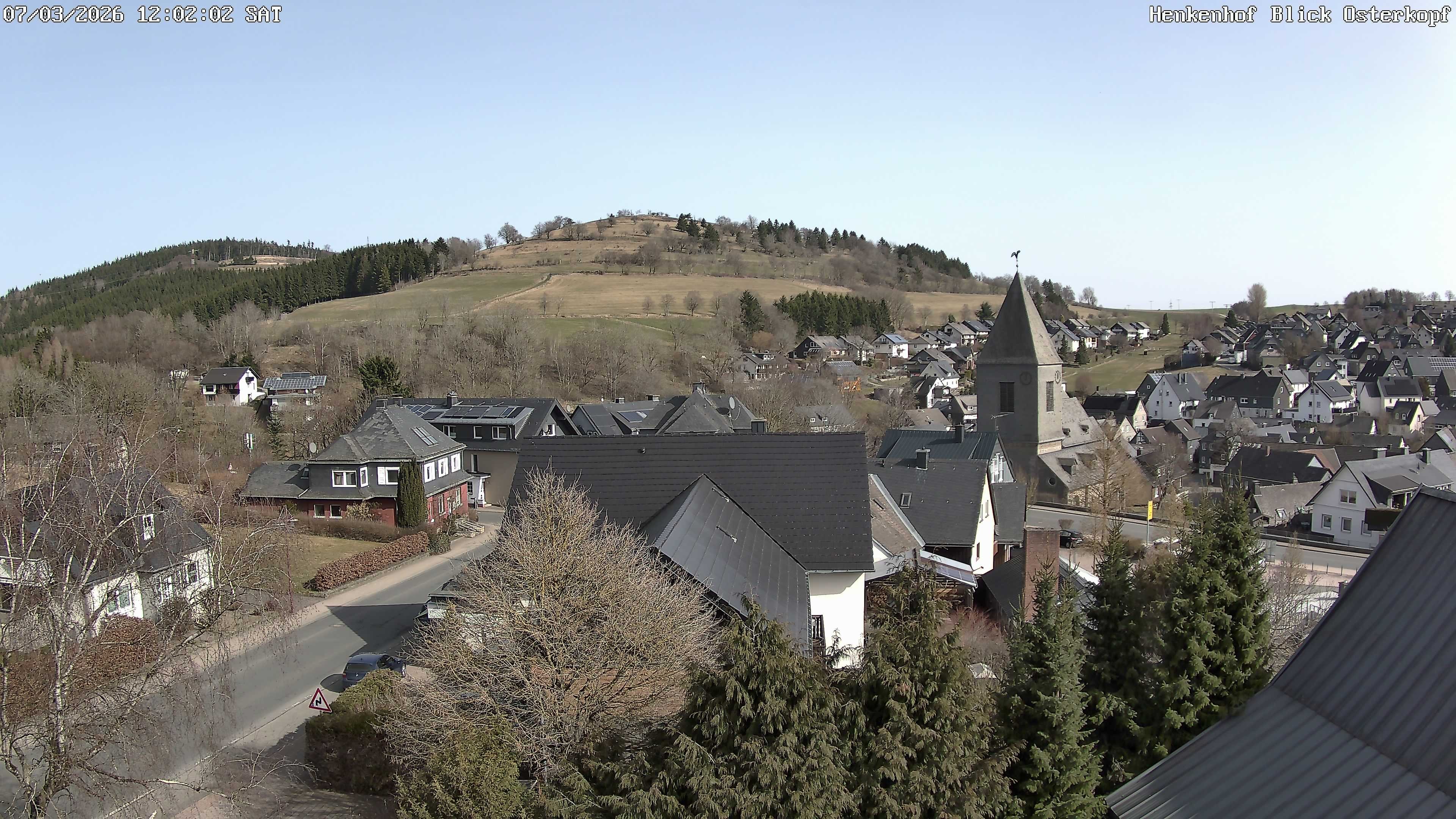 Archiv Foto Webcam Ortsmitte Usseln