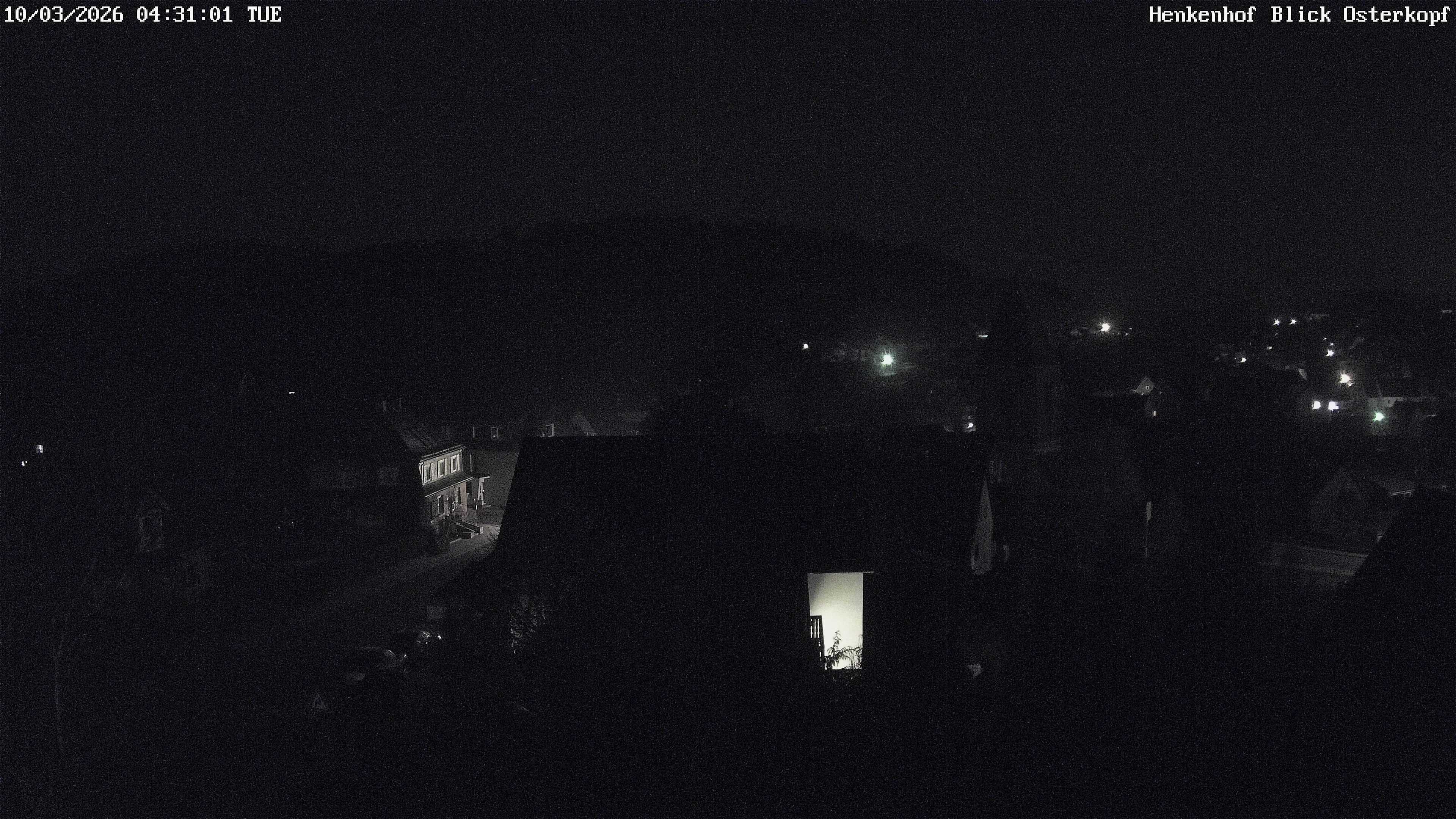 Archived image Webcam Willingen: View Usseln Village