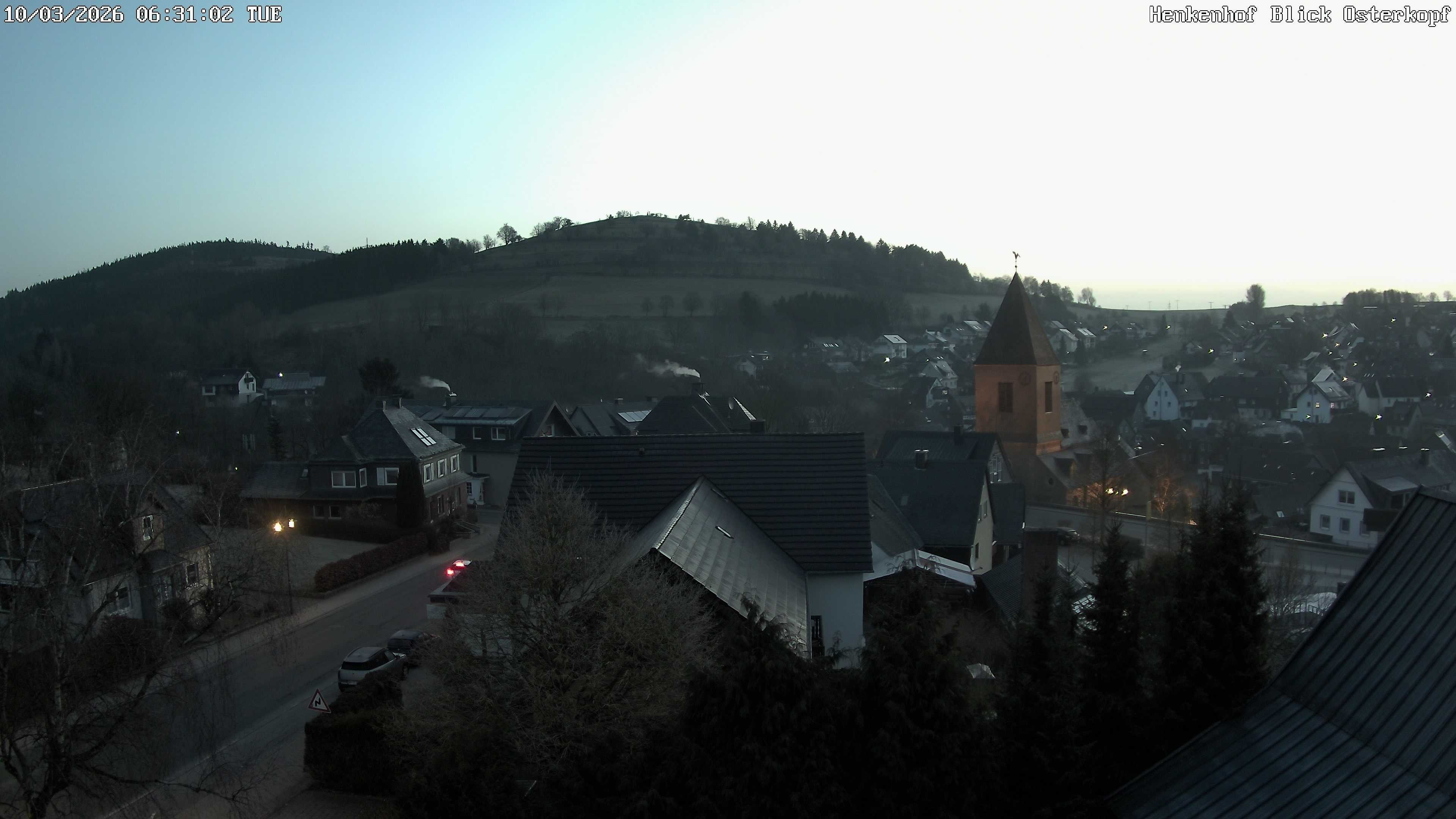 Archived image Webcam Willingen: View Usseln Village