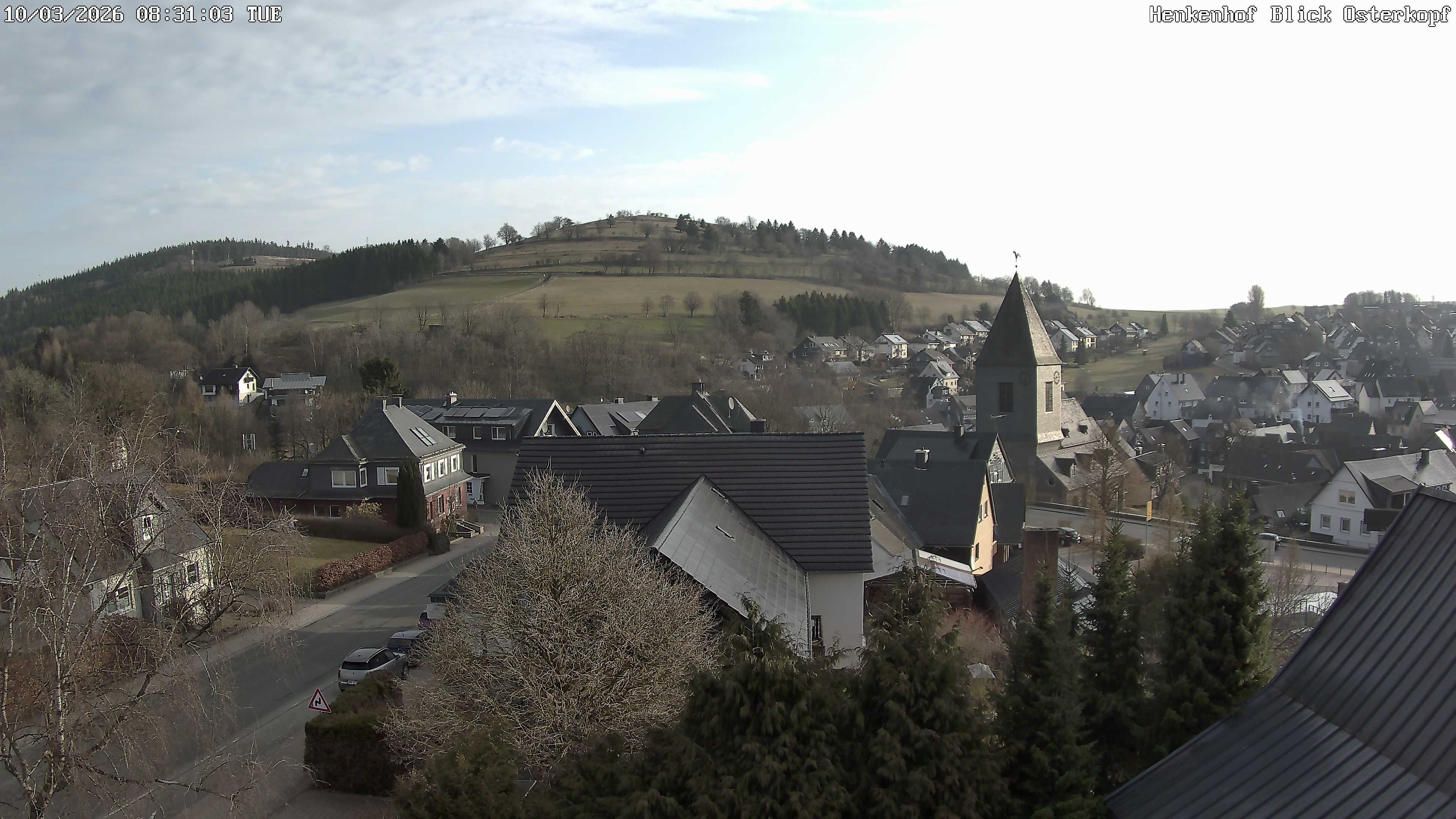 Archived image Webcam Willingen: View Usseln Village