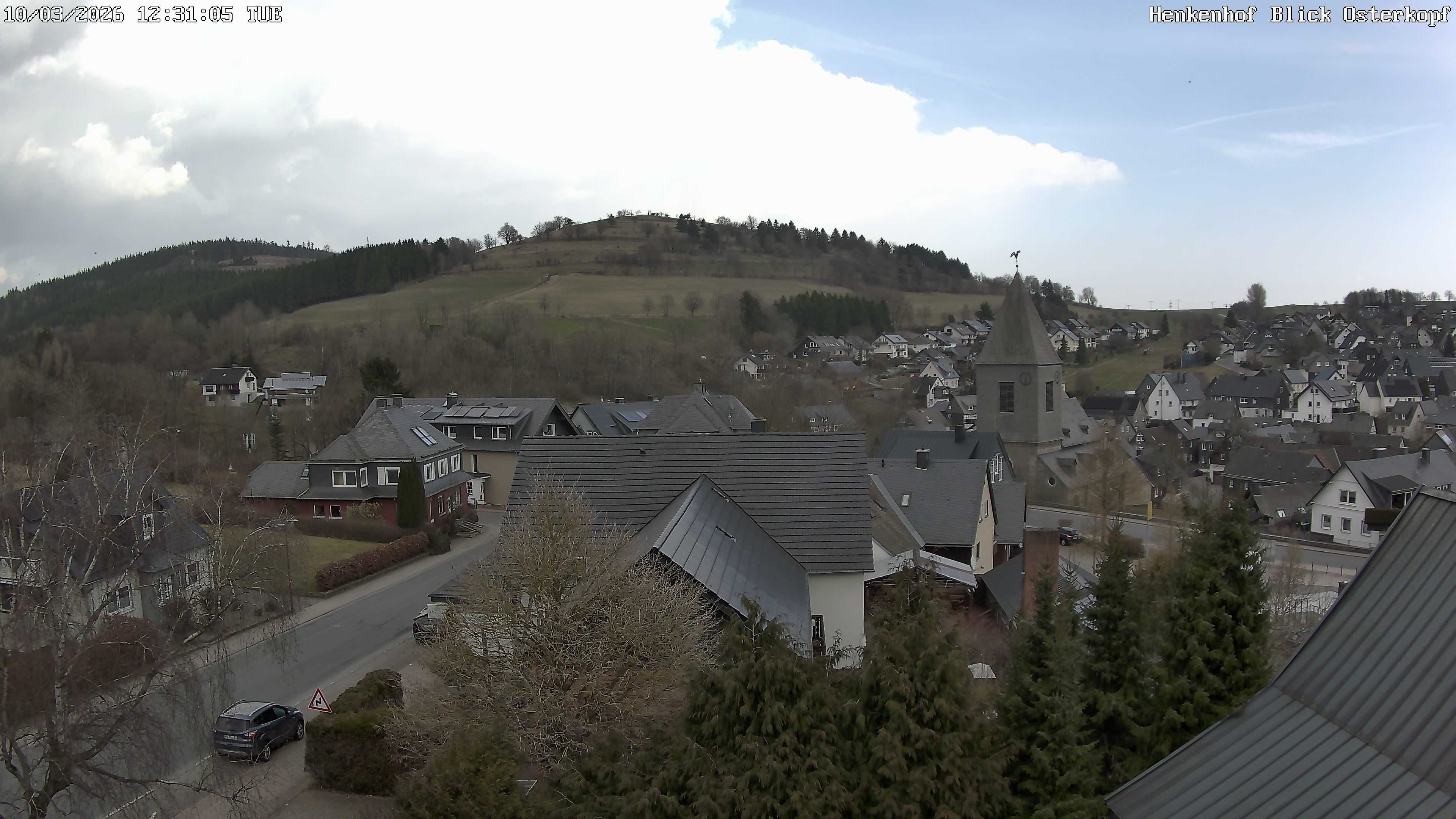 Archived image Webcam Willingen: View Usseln Village