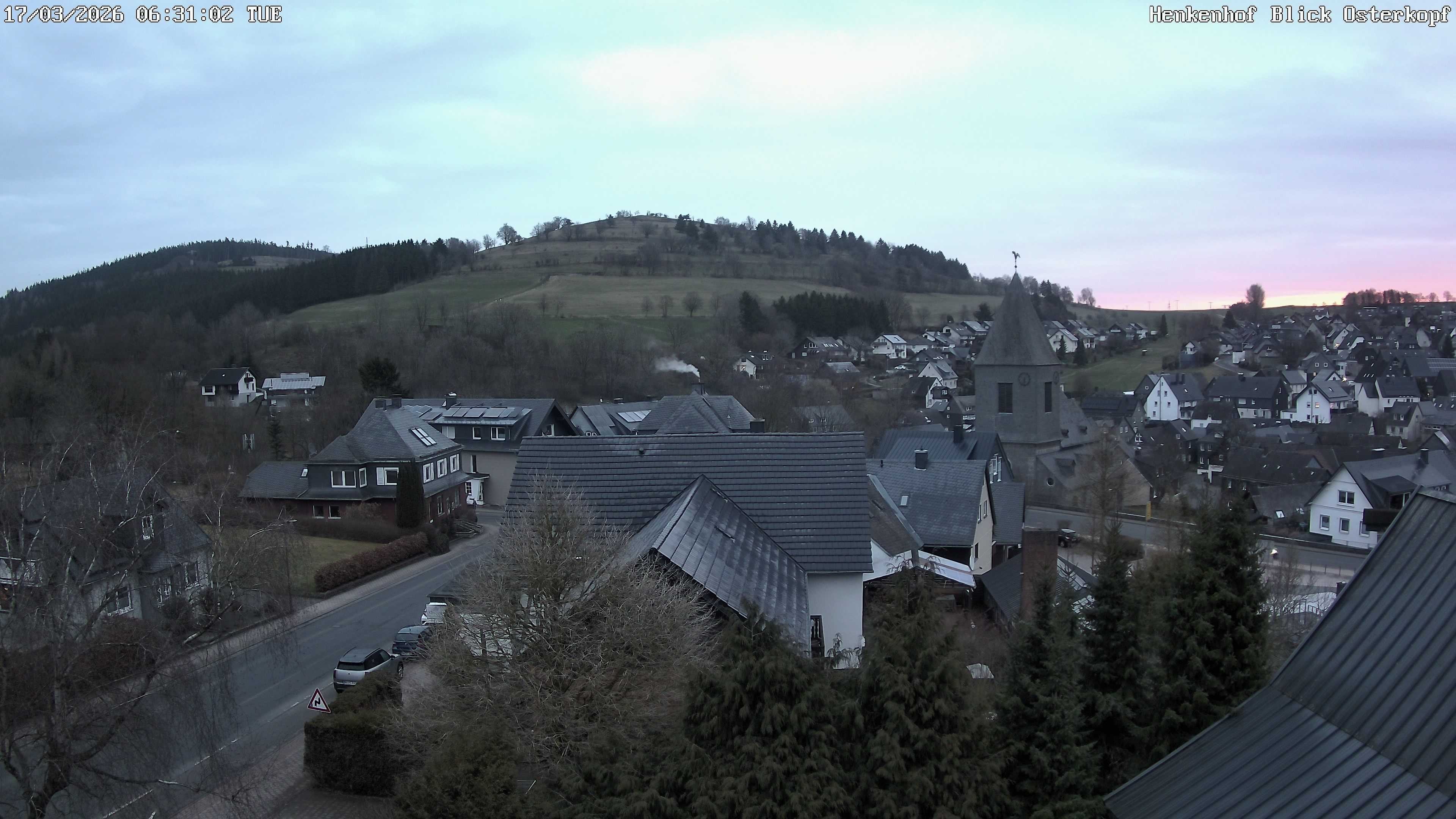 Archiv Foto Webcam Ortsmitte Usseln