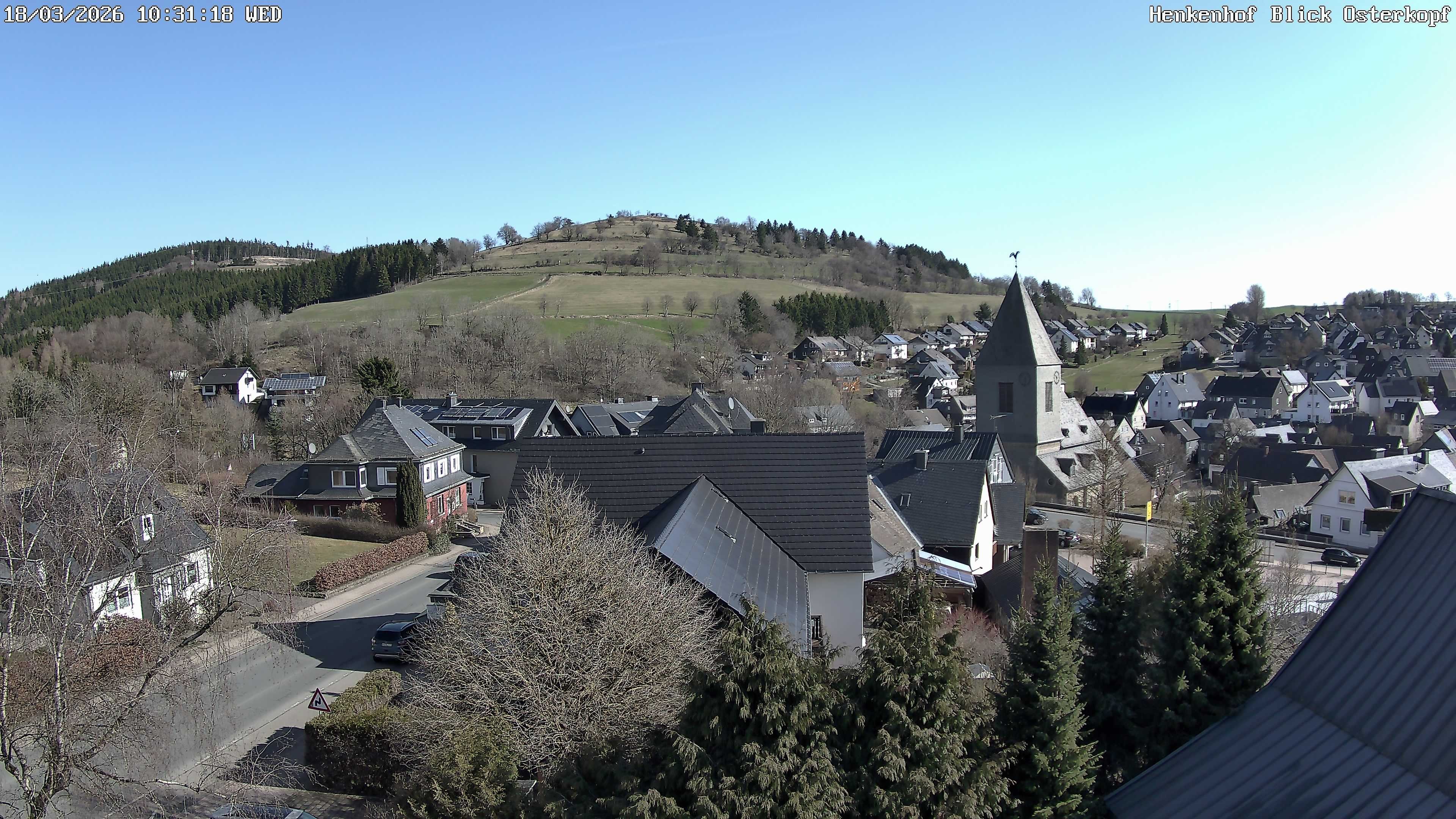 Archiv Foto Webcam Ortsmitte Usseln