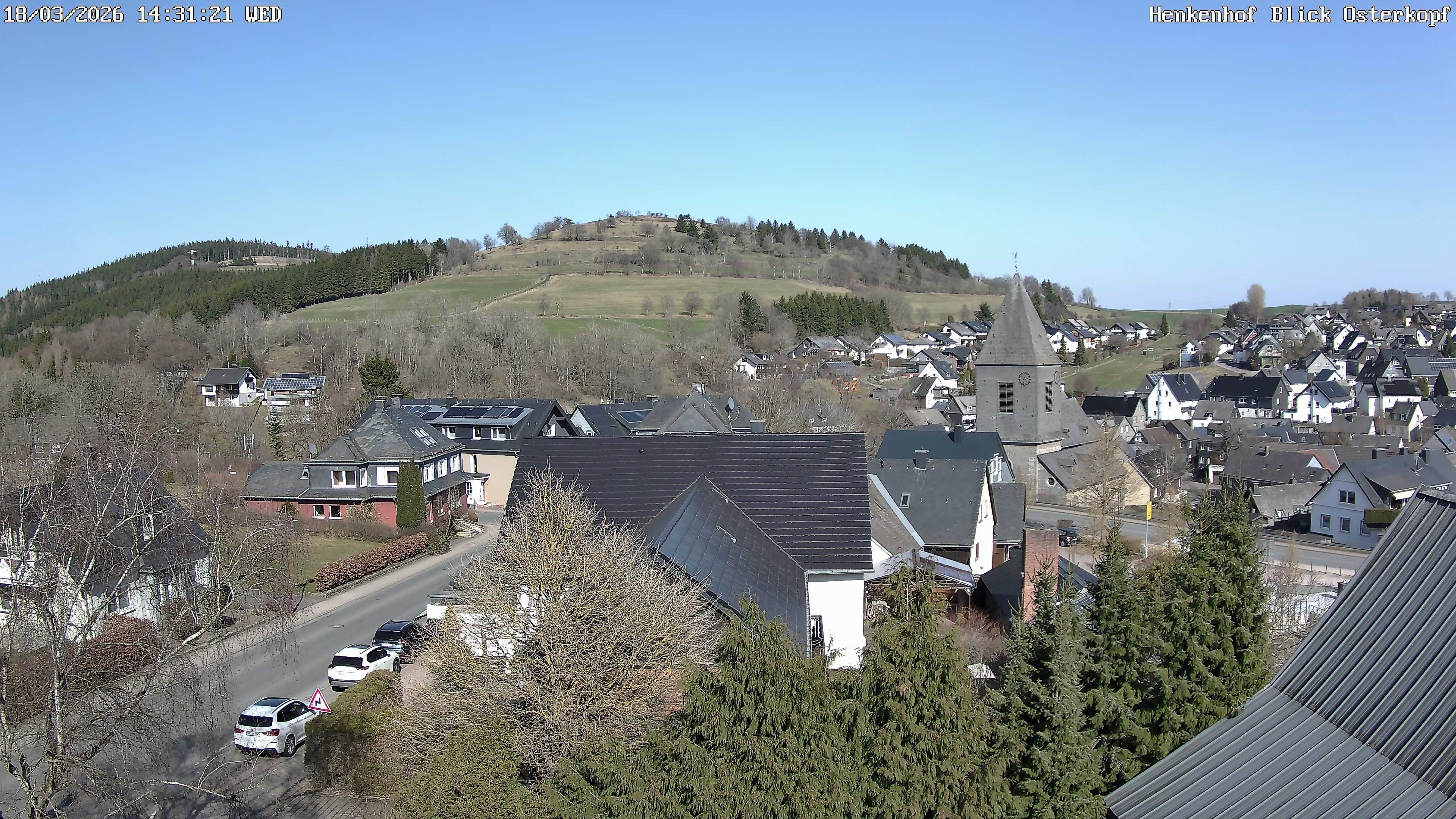 Archiv Foto Webcam Ortsmitte Usseln