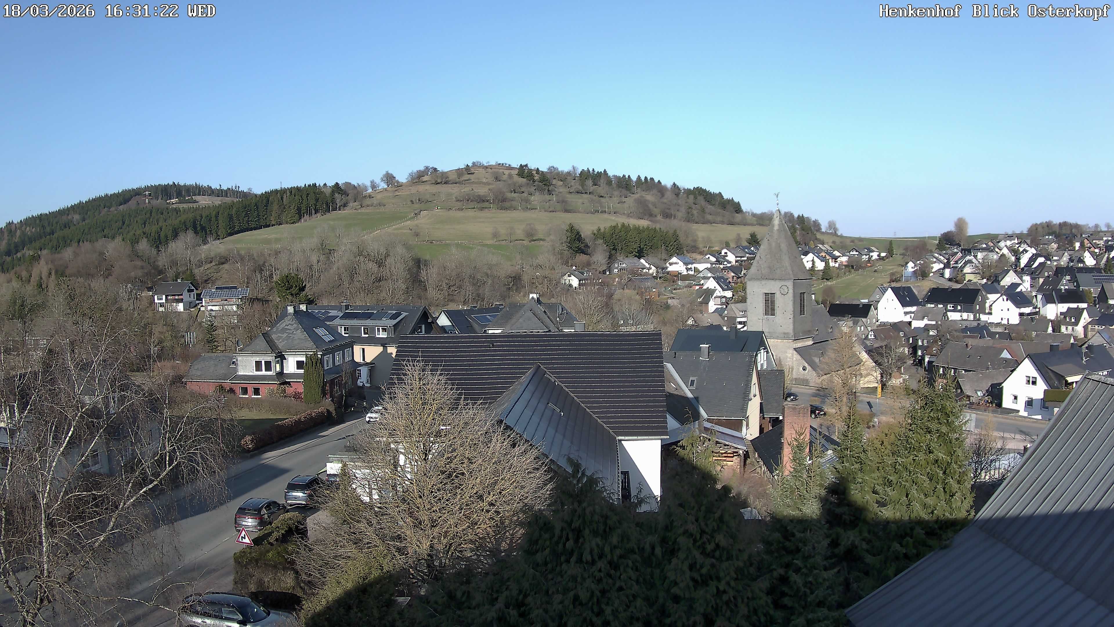 Archiv Foto Webcam Ortsmitte Usseln