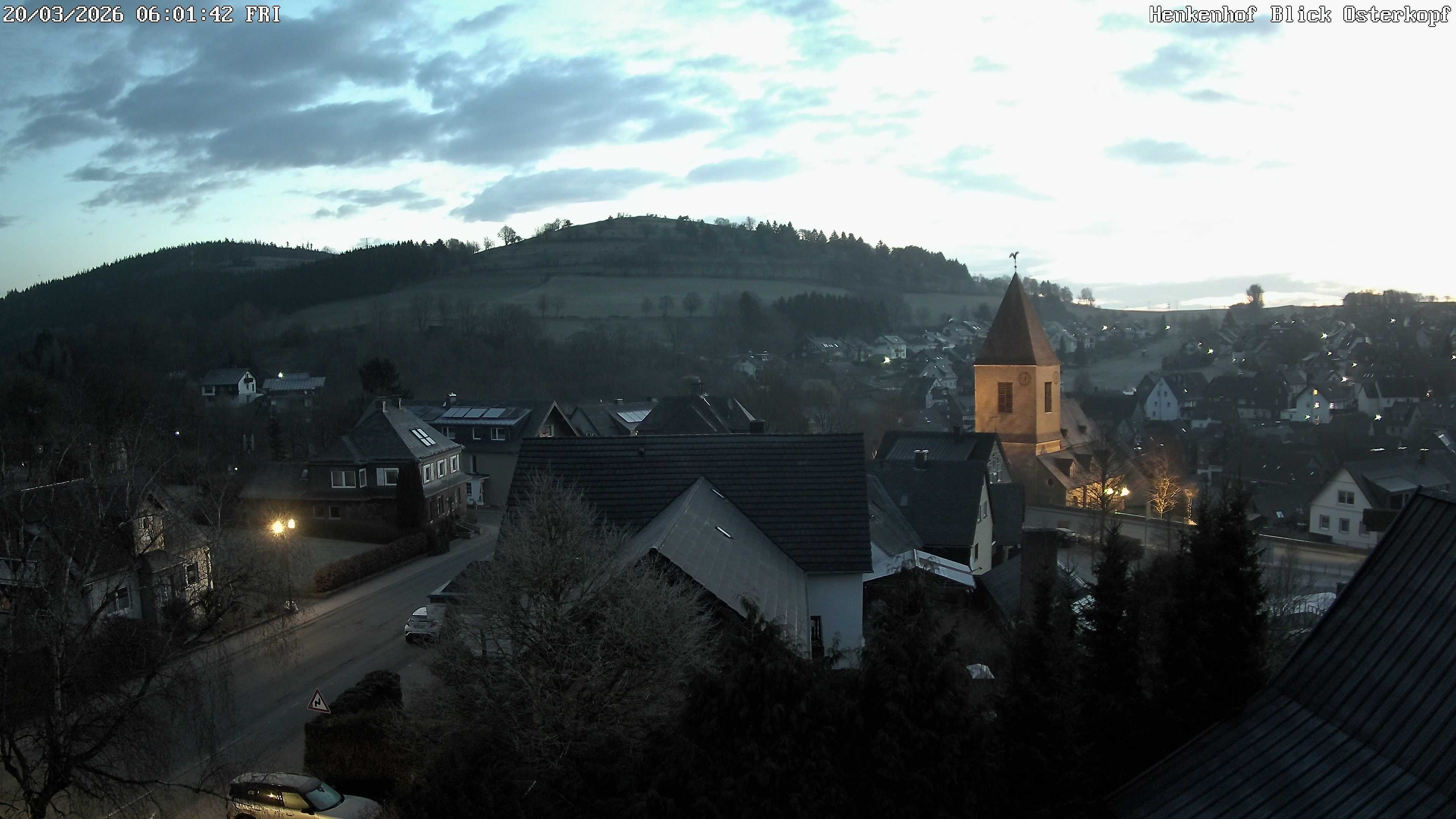 Archiv Foto Webcam Ortsmitte Usseln