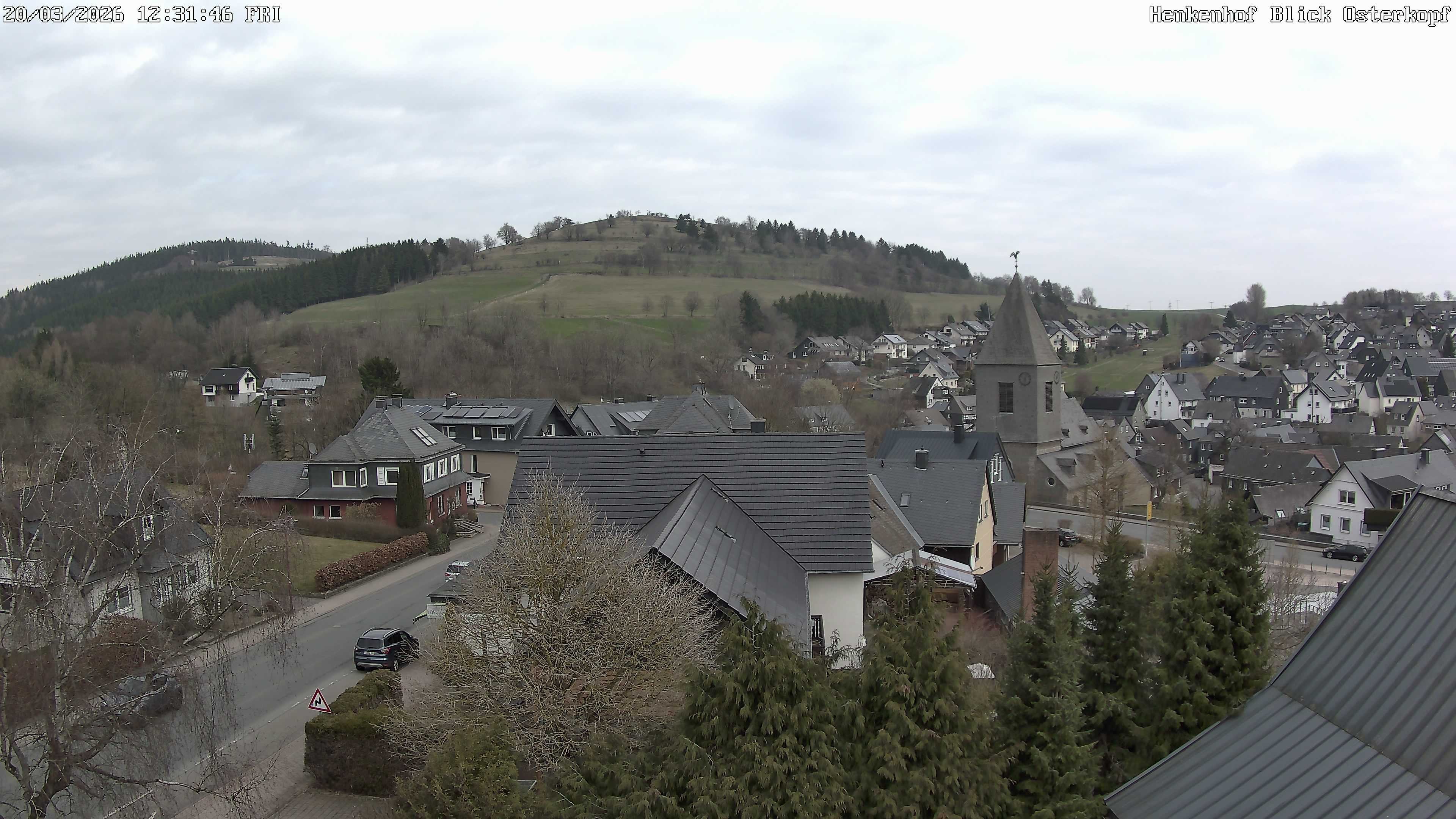 Archiv Foto Webcam Ortsmitte Usseln