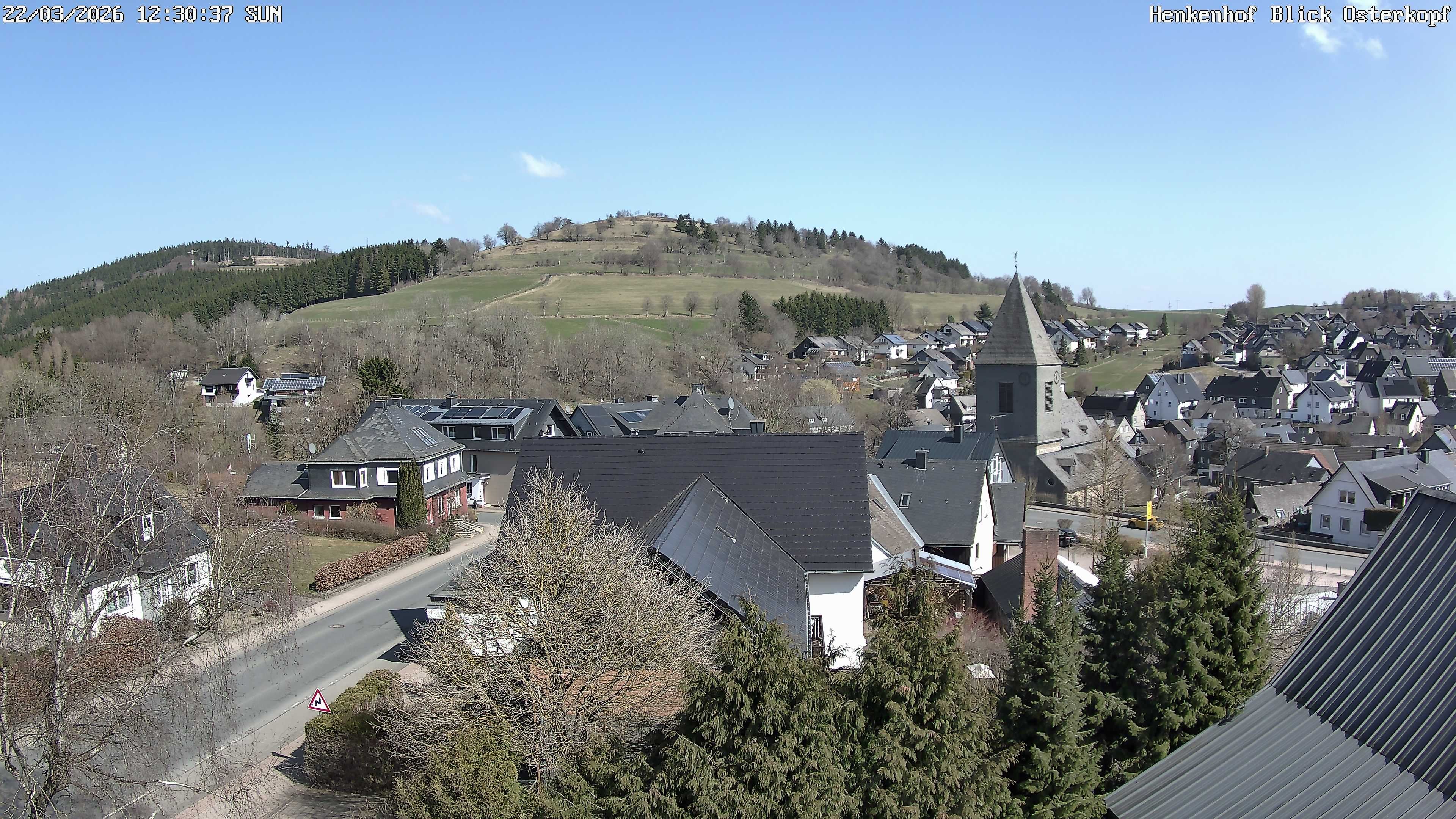 Archiv Foto Webcam Ortsmitte Usseln