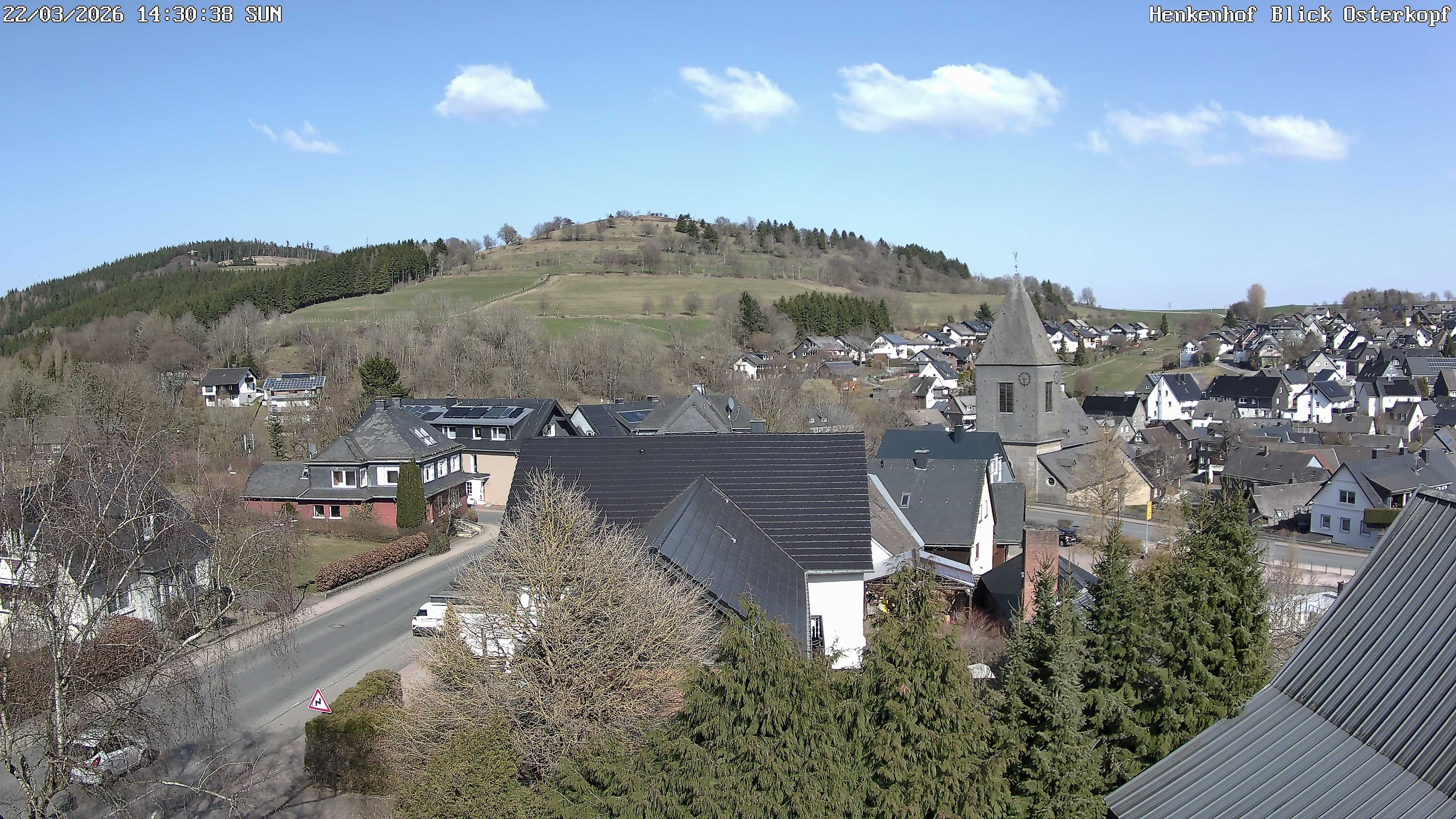 Archiv Foto Webcam Ortsmitte Usseln