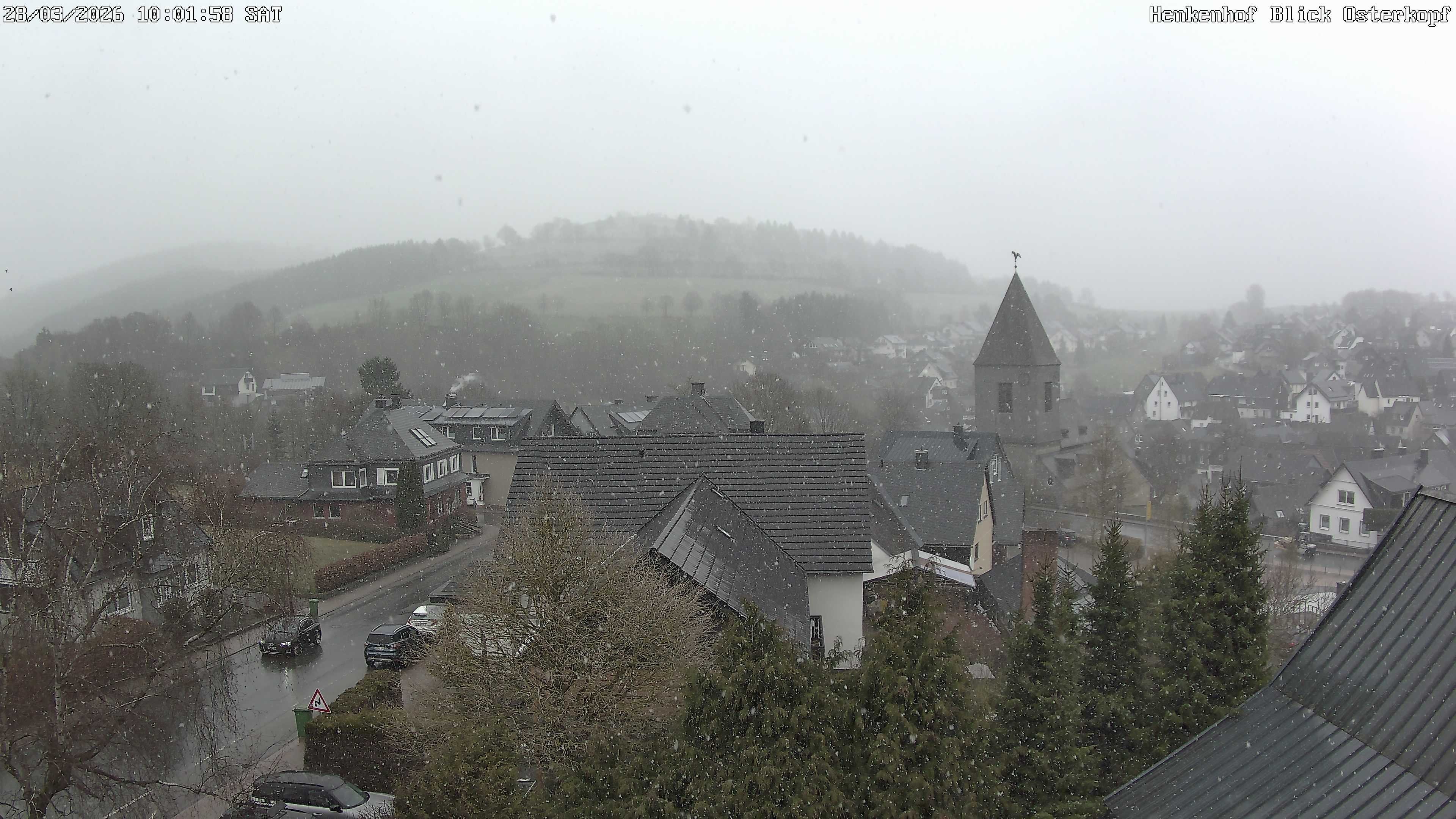 Archiv Foto Webcam Ortsmitte Usseln