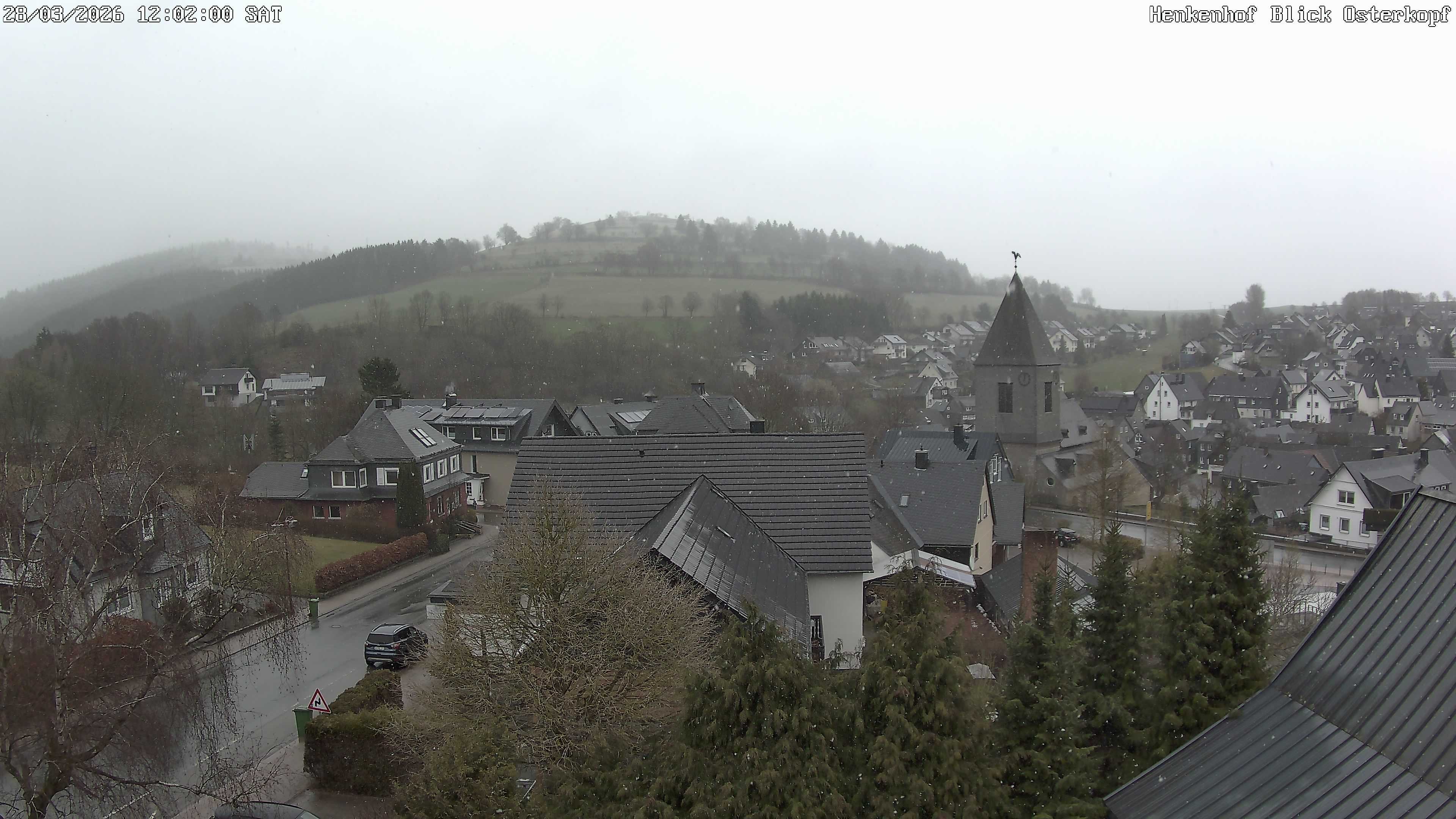 Archiv Foto Webcam Ortsmitte Usseln