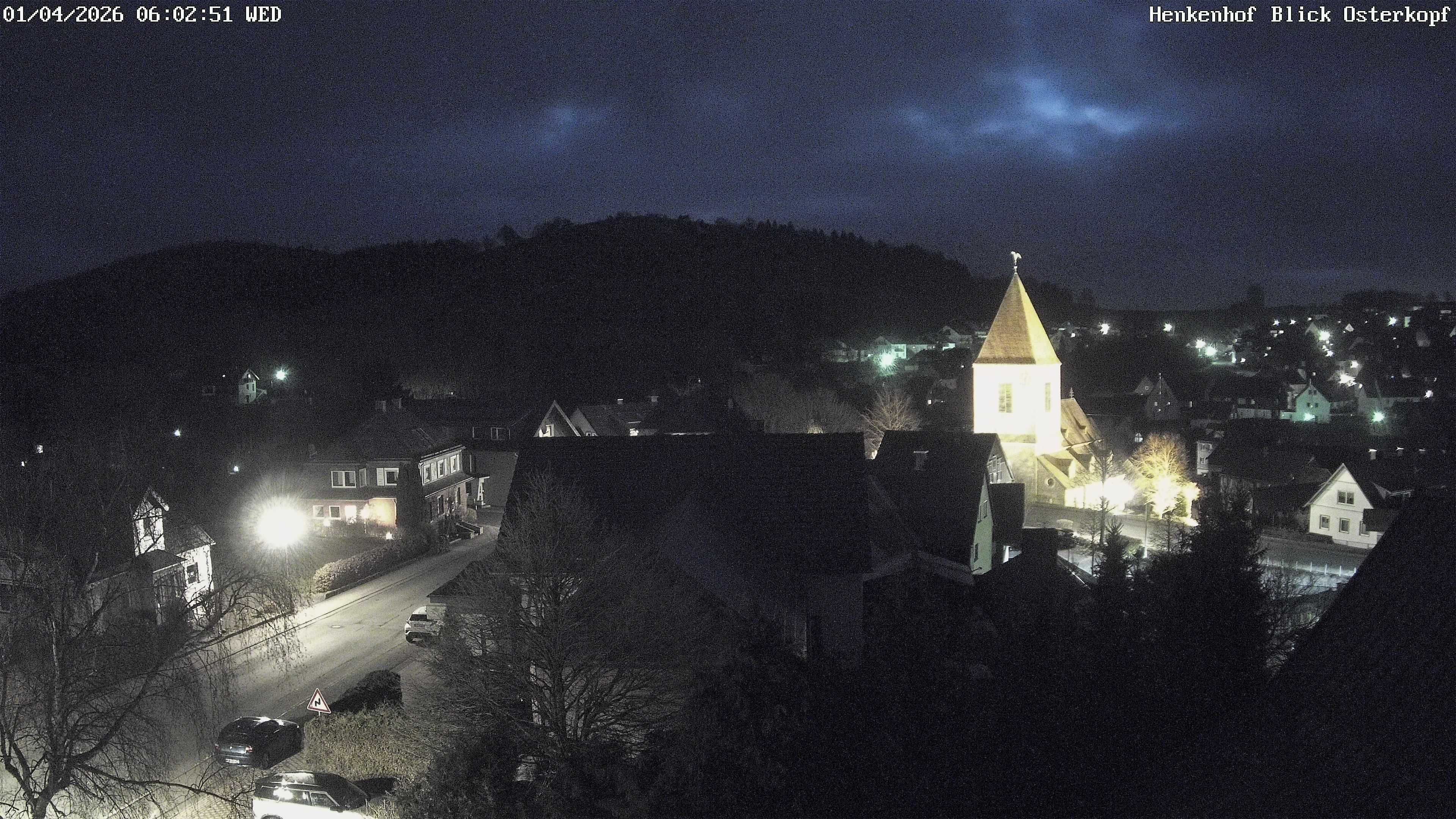 Archiv Foto Webcam Ortsmitte Usseln