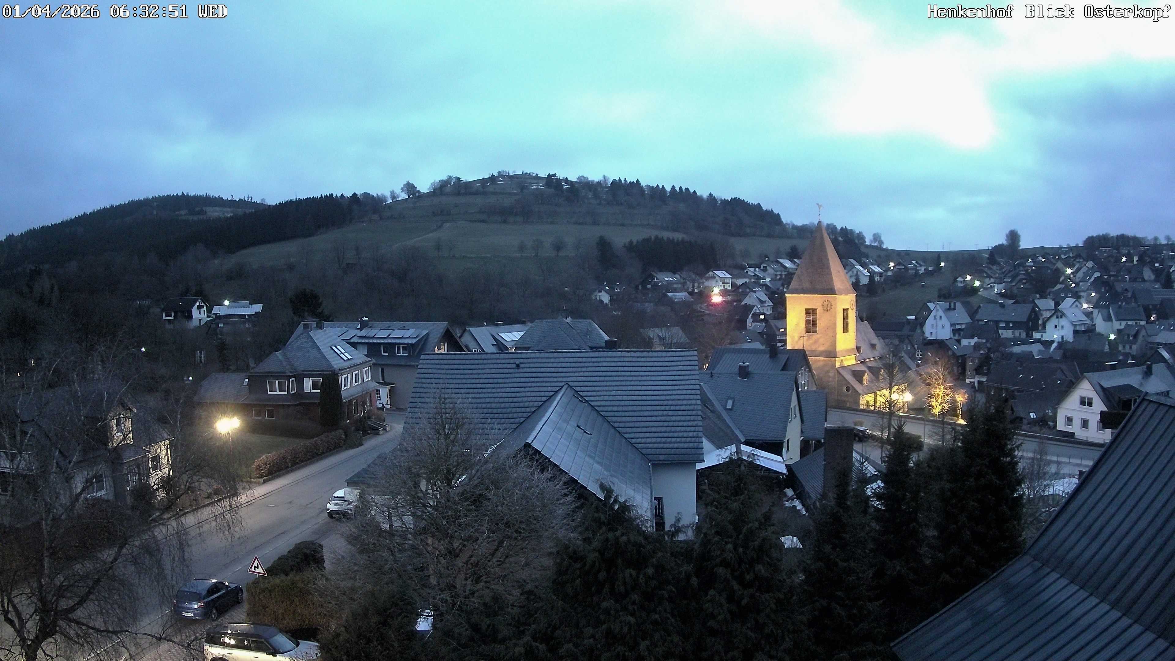 Archiv Foto Webcam Ortsmitte Usseln