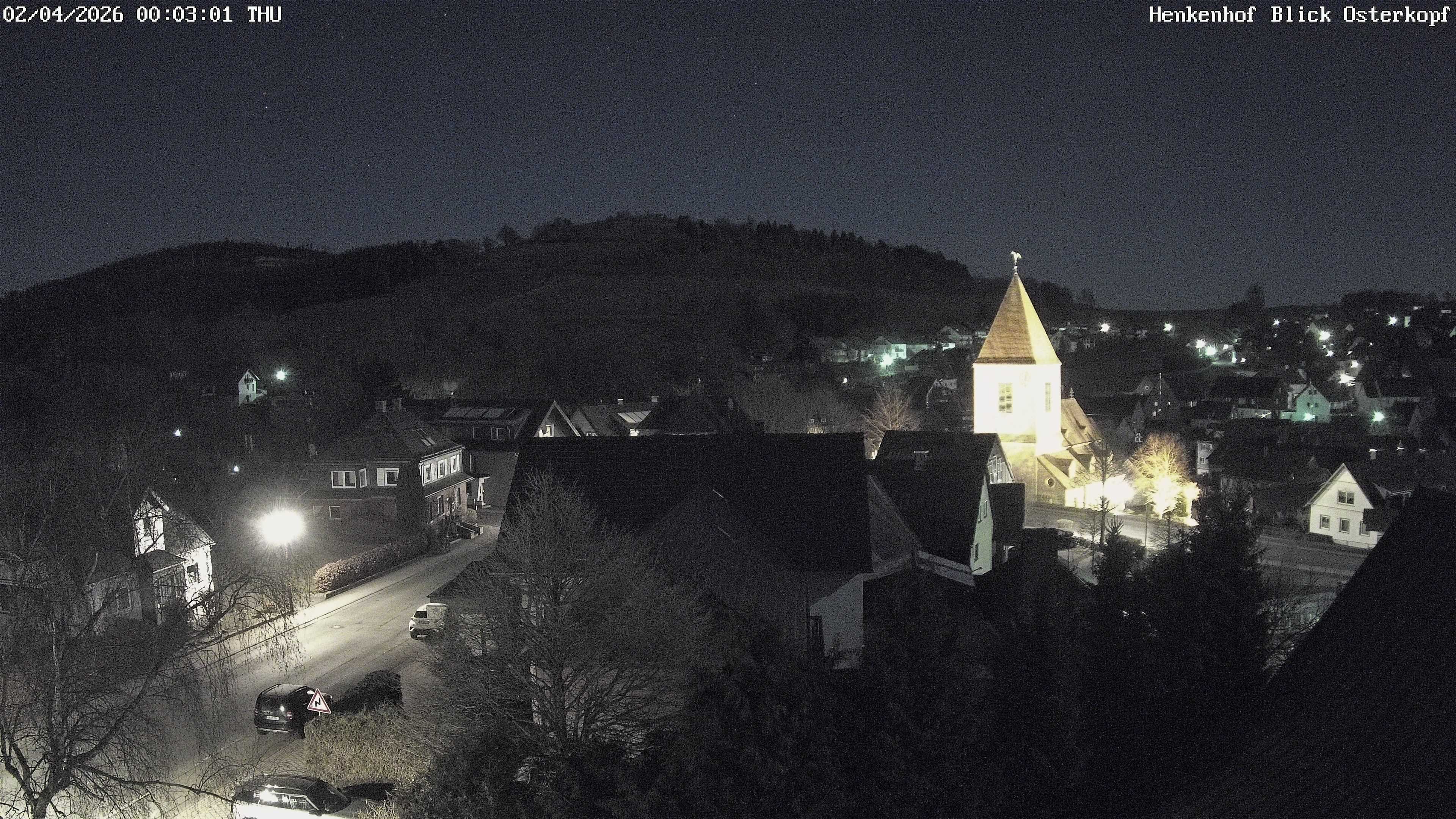 Archiv Foto Webcam Ortsmitte Usseln